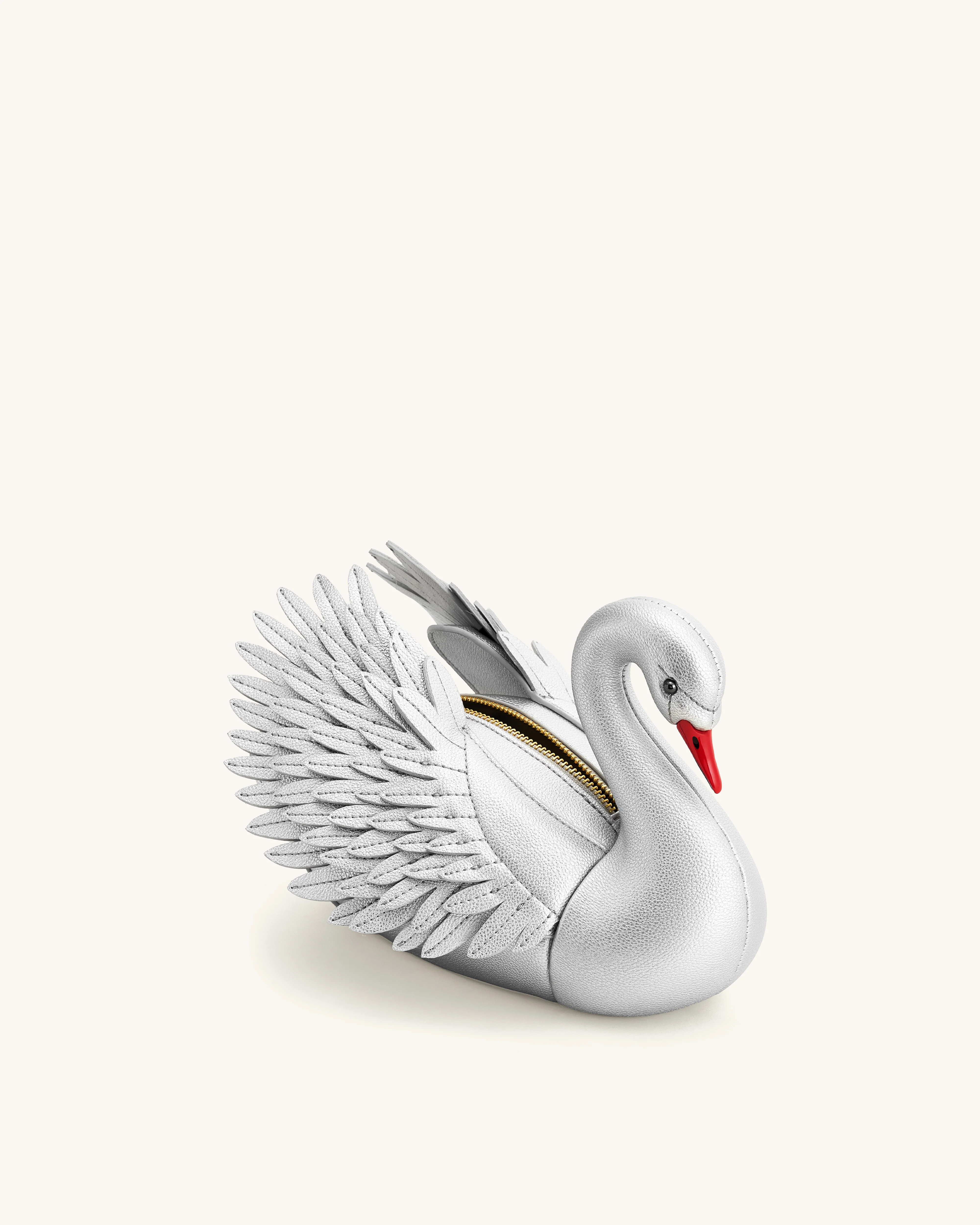 Alani Swan Shaped Crossbody Bag - Silver - Image 4