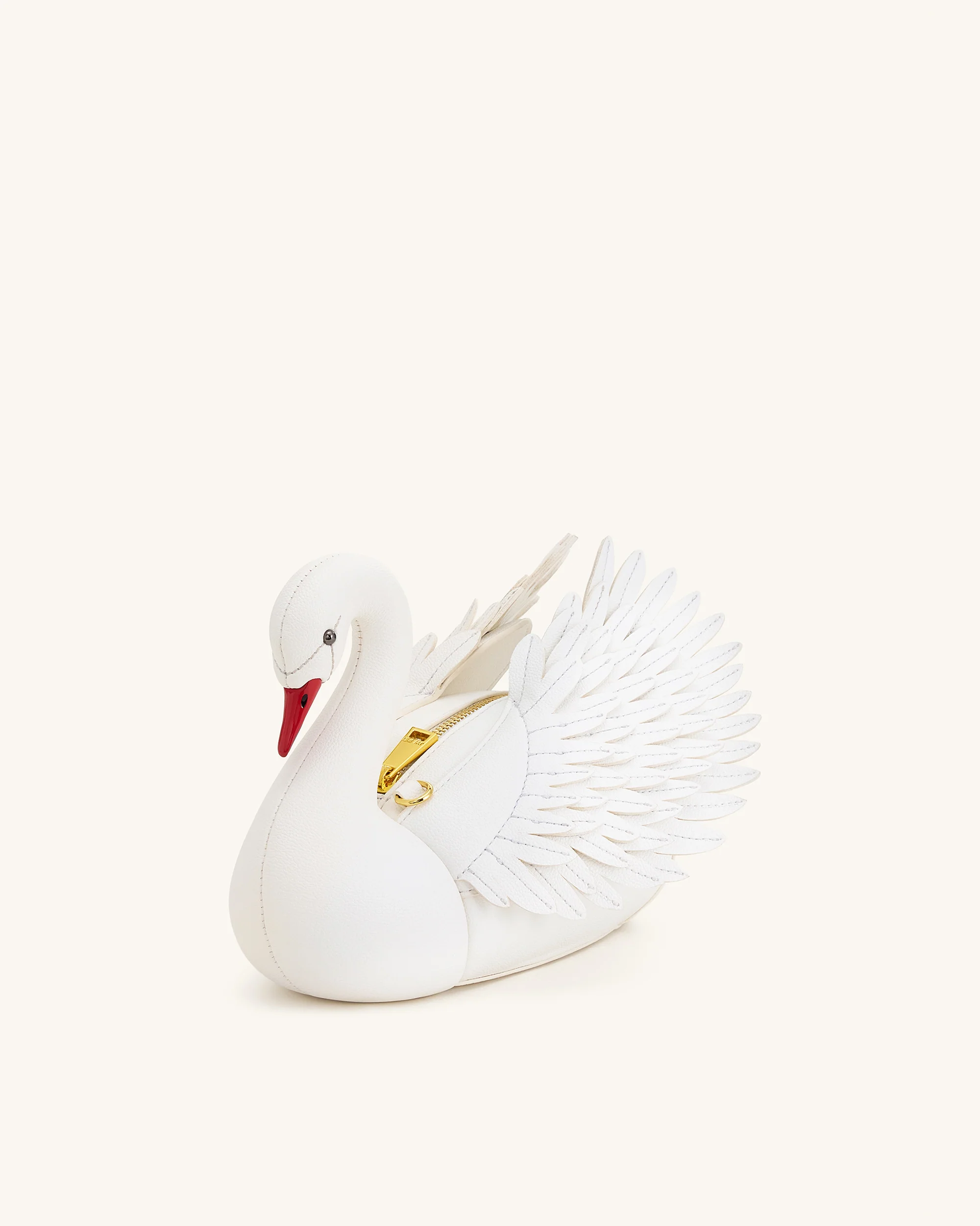 Alani Swan Shaped Crossbody Bag - White - Image 3