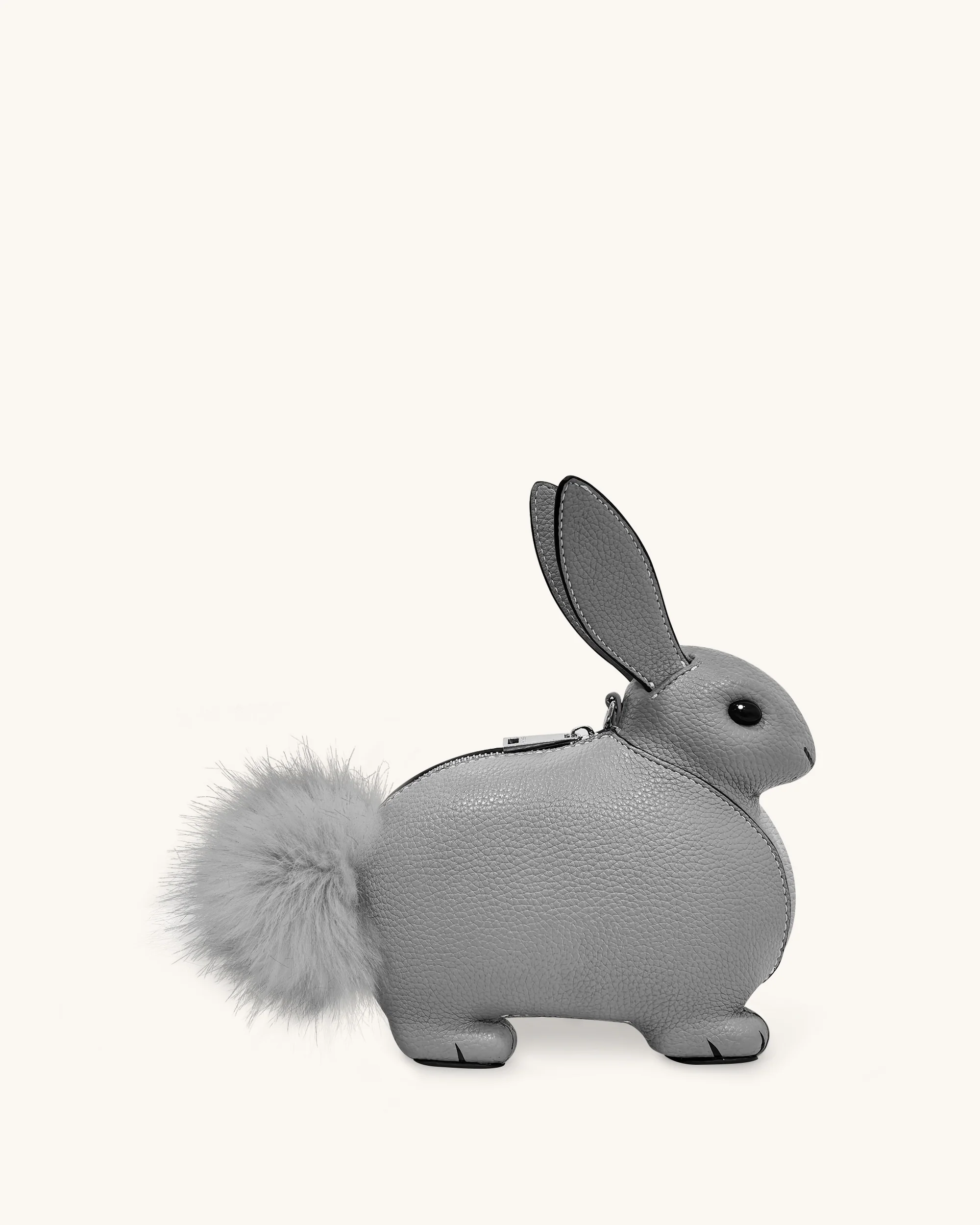 Alena Bunny Crossbody Bag - Grey - Image 3