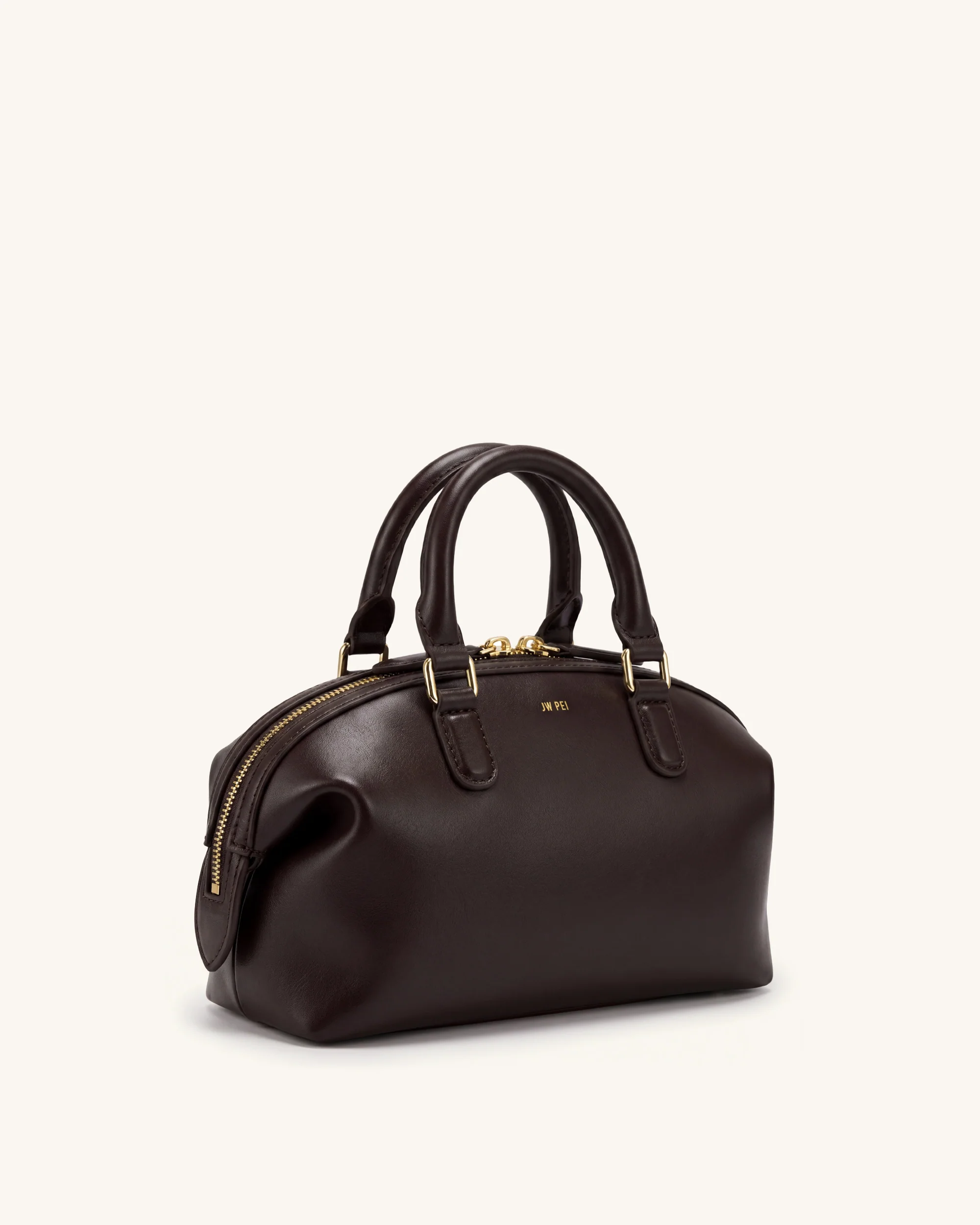 Arlo Top Handle Bag - Dark Brown - Image 2