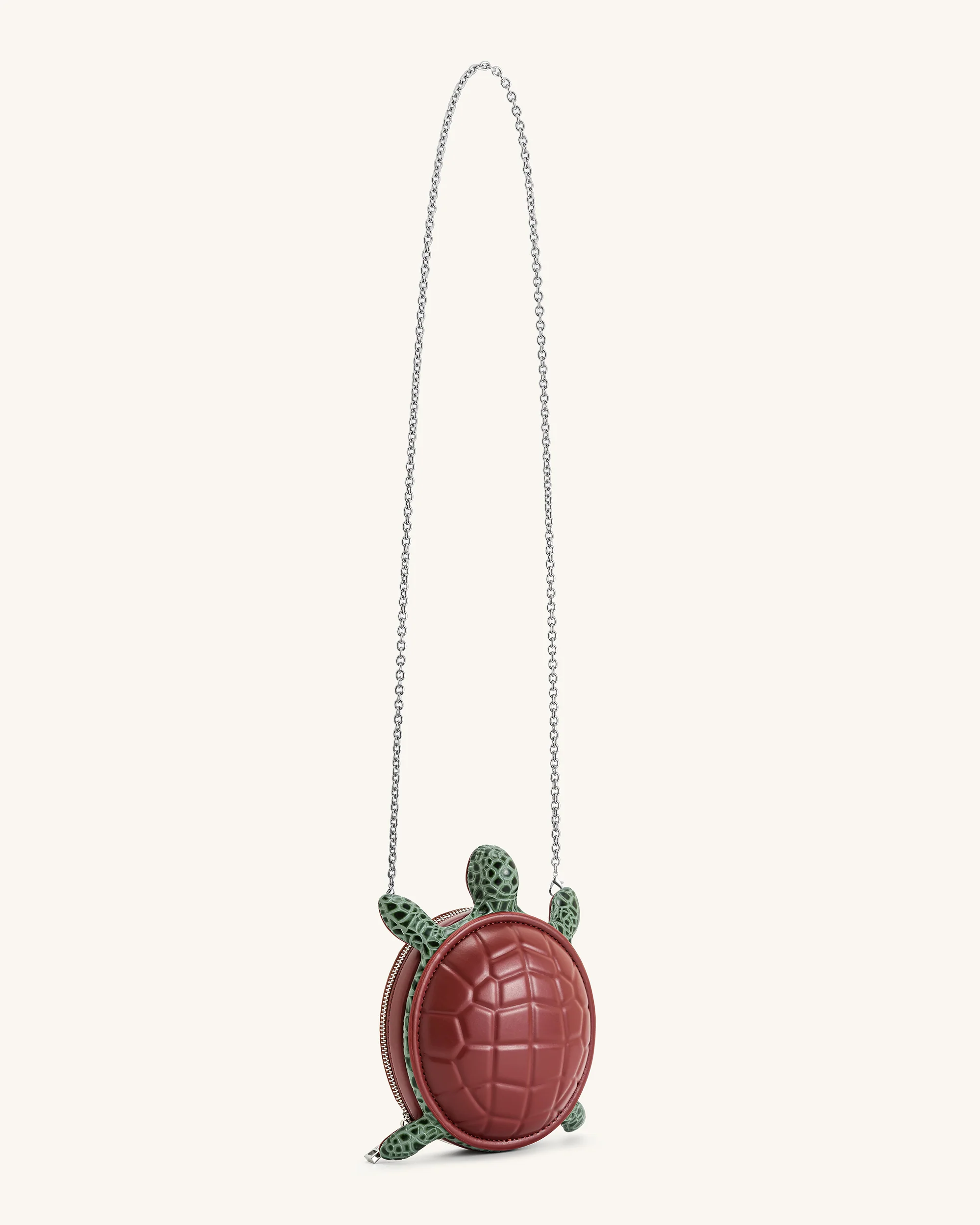 Ava Turtle Shape Handbag - Brown - Image 2