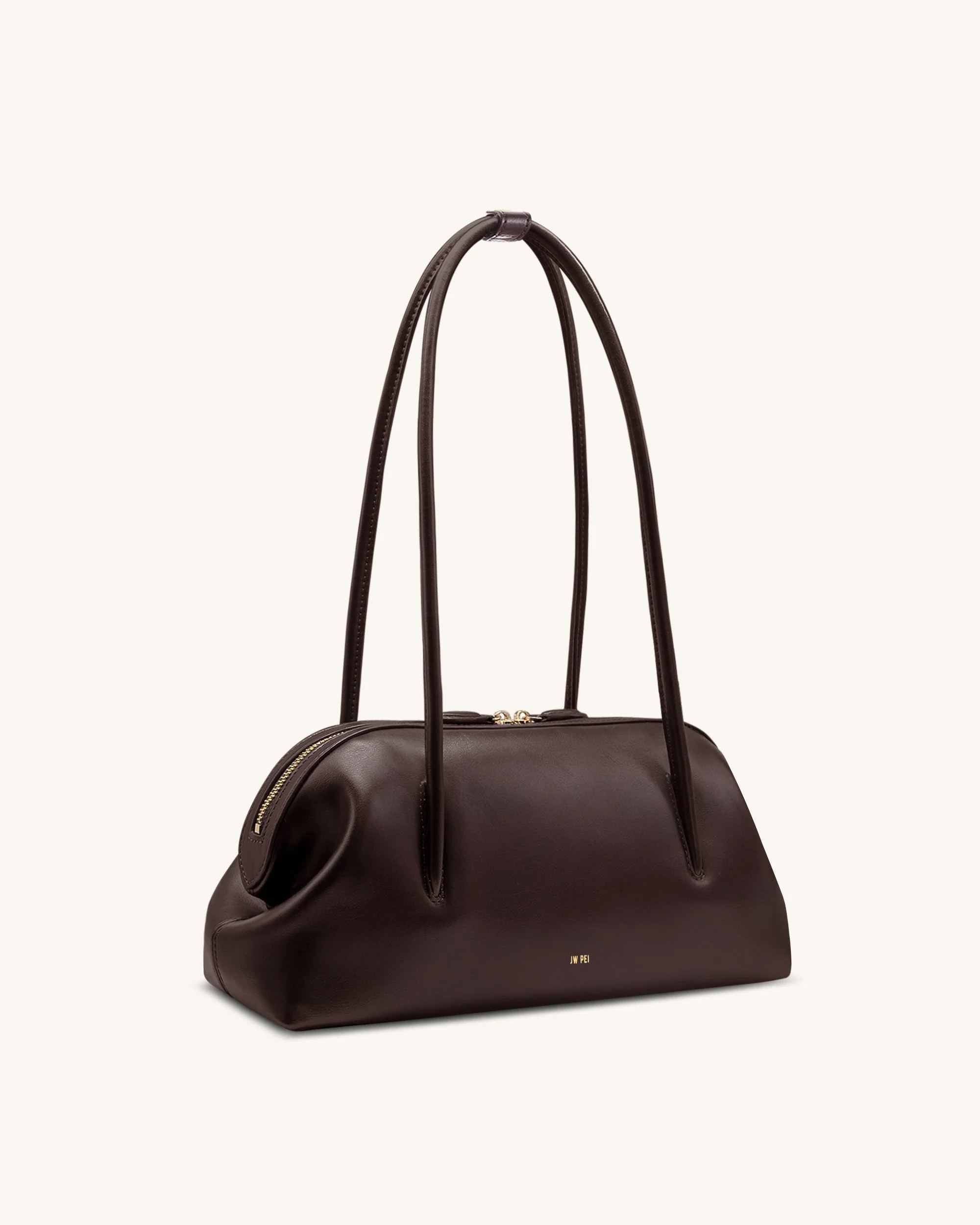Aveline Shoulder Bag - Dark Brown - Image 2