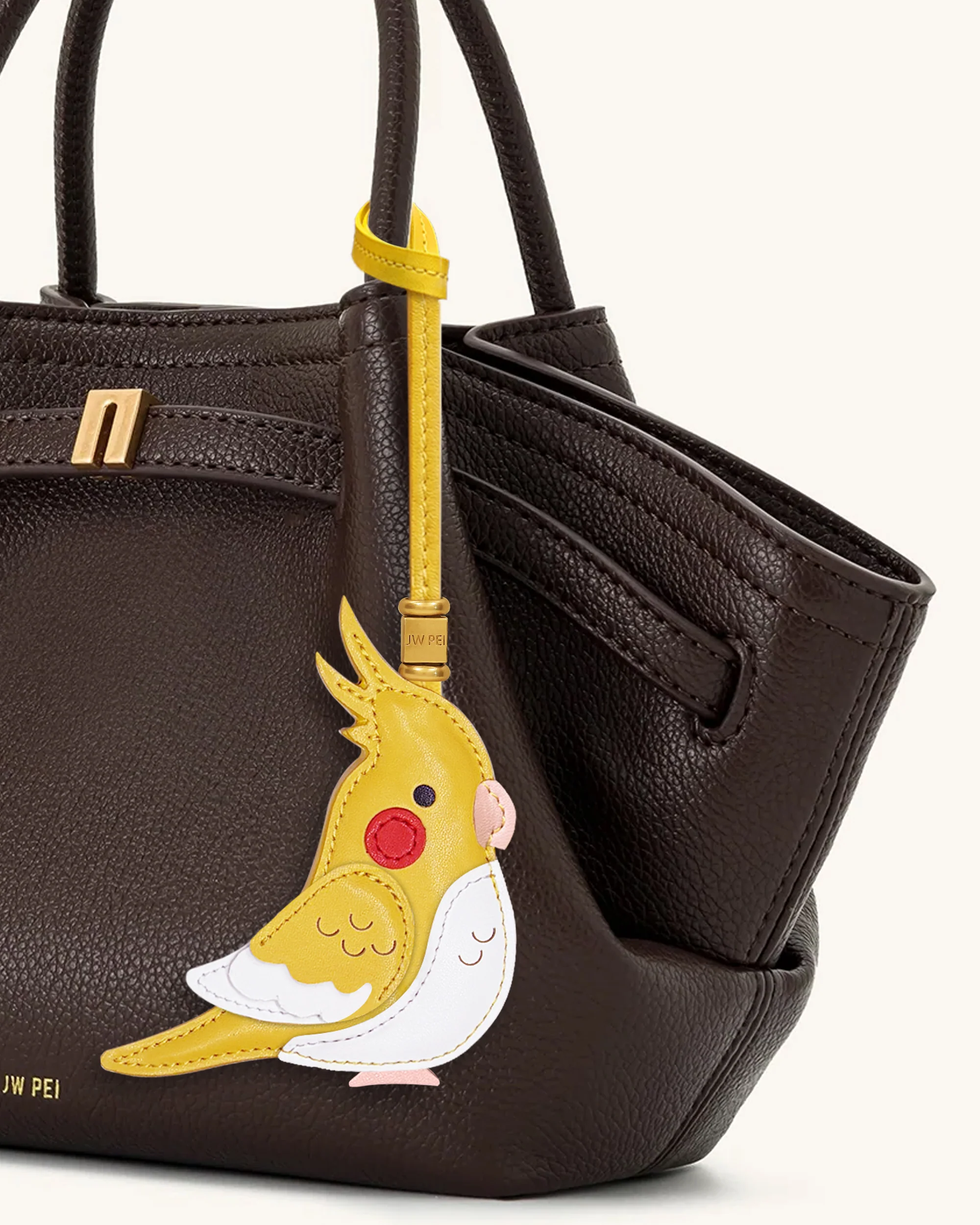 Cockatiel Bag Charm - Yellow - Image 2
