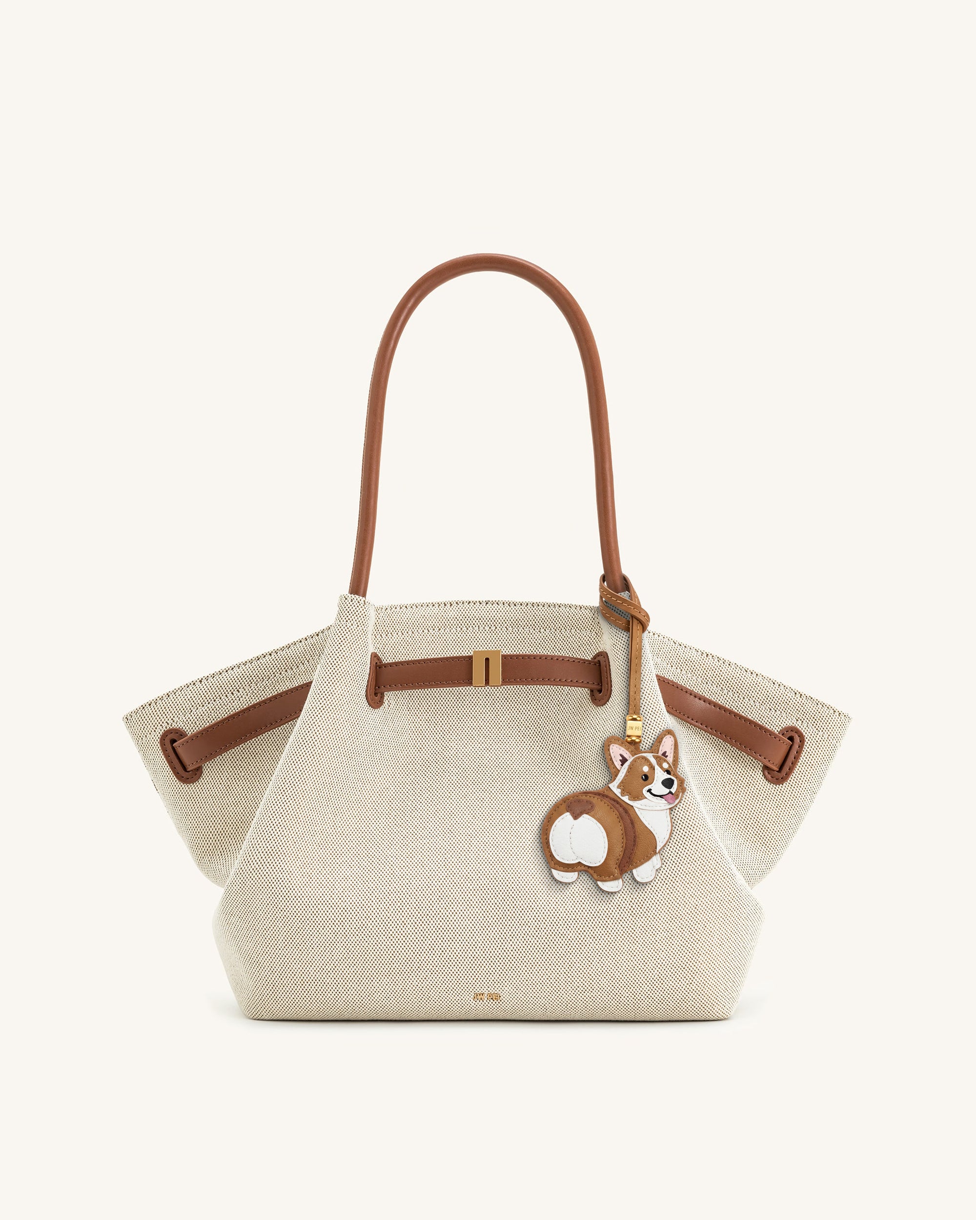 Corgi Bag Charm - Tan Multi - Image 2