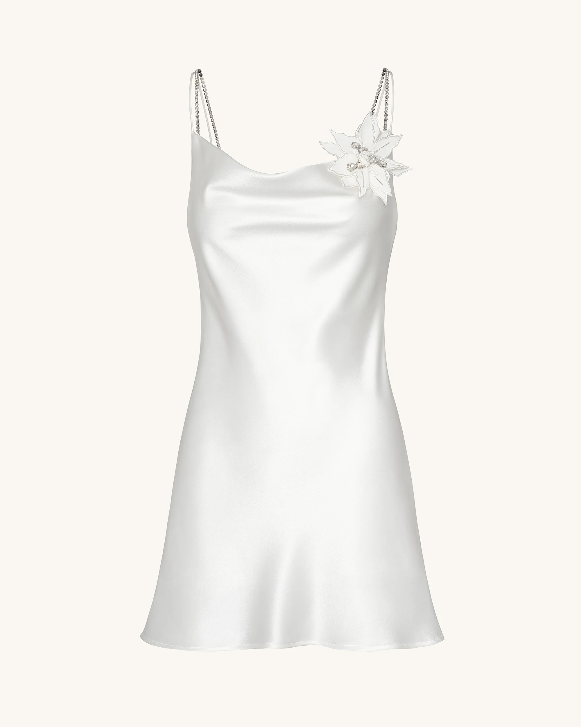 Crystal Flora Slip - White - Image 3