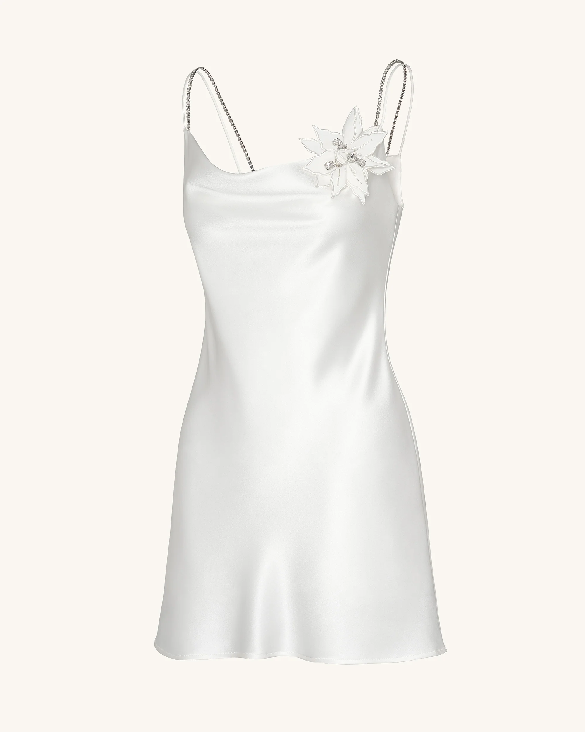 Crystal Flora Slip - White - Image 4