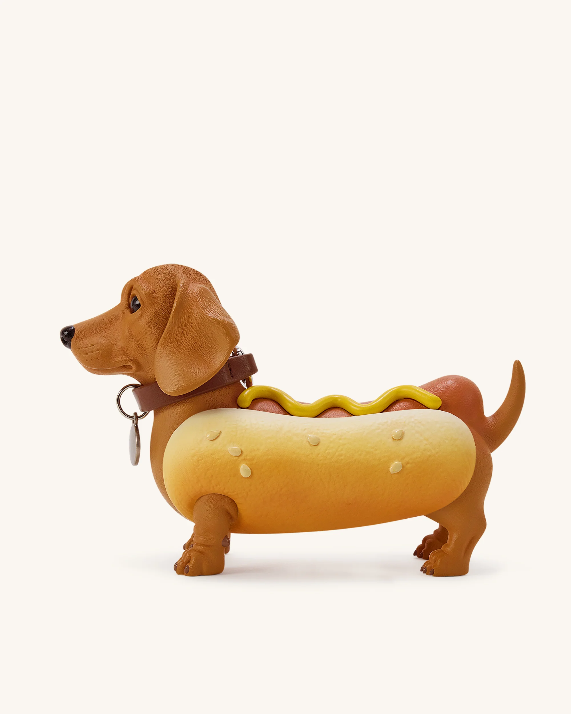 Dachshund Hot Dog Bag - Brown/Yellow - Image 2