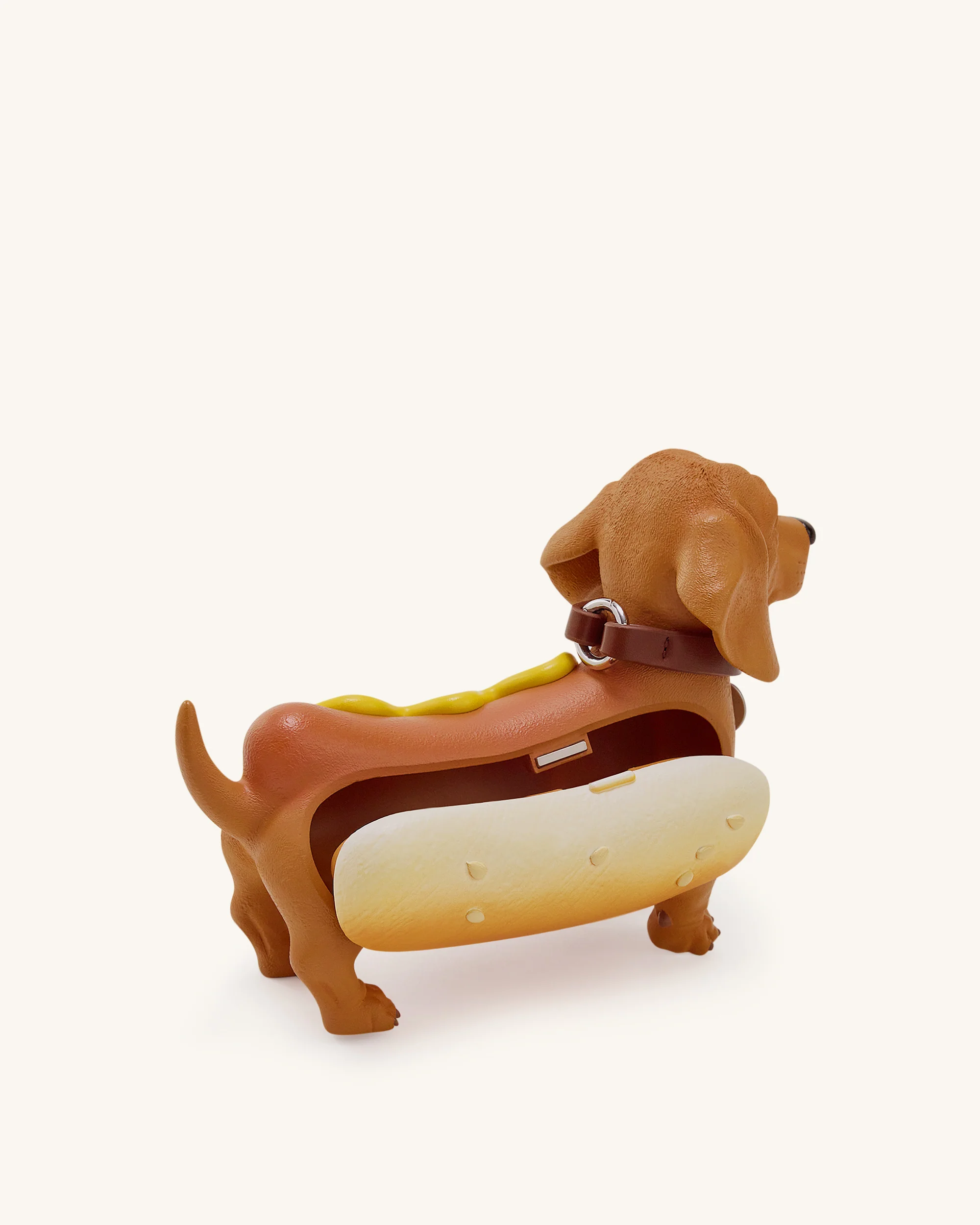 Dachshund Hot Dog Bag - Brown/Yellow - Image 4