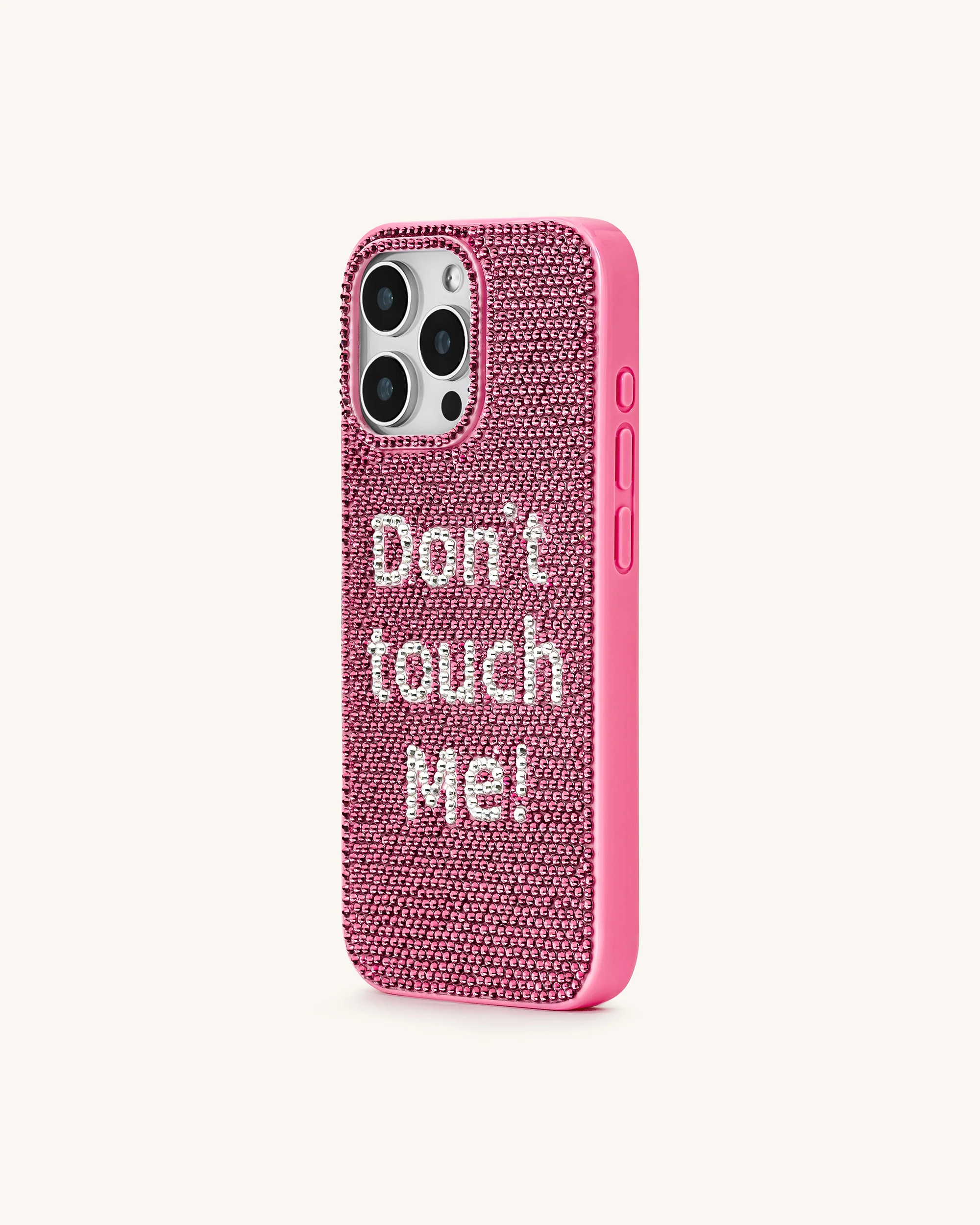 Don't Touch Me! Phone Case - Multicolor Pink - Image 2