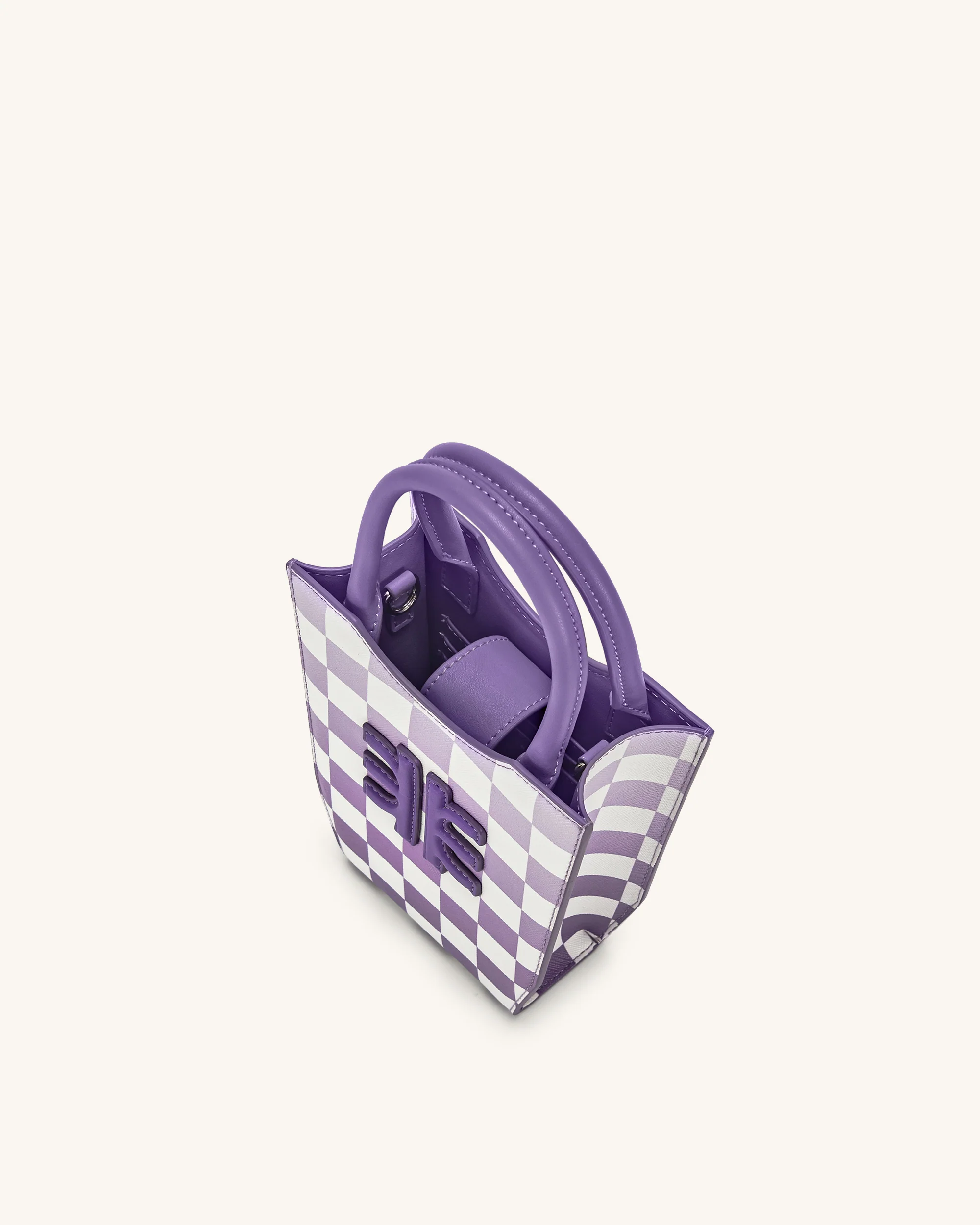 FEI Gradient Checkerboard Phone Bag - Purple - Image 2