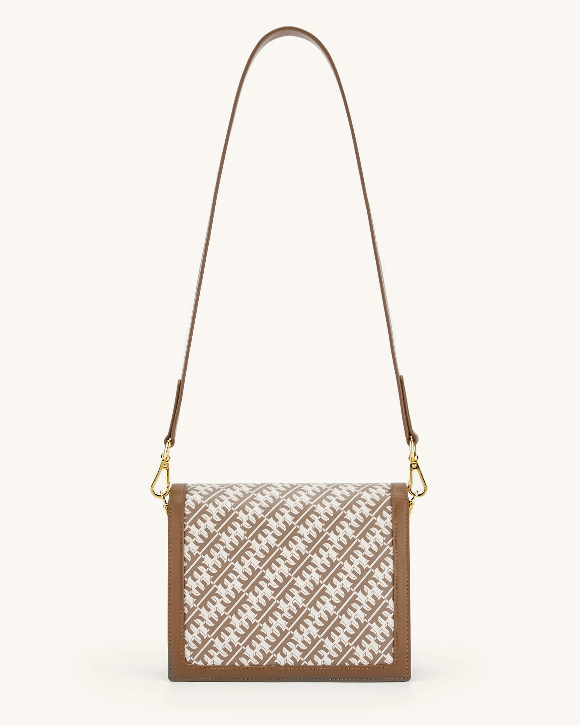 FEI Mini Flap Crossbody - Brown - Image 3