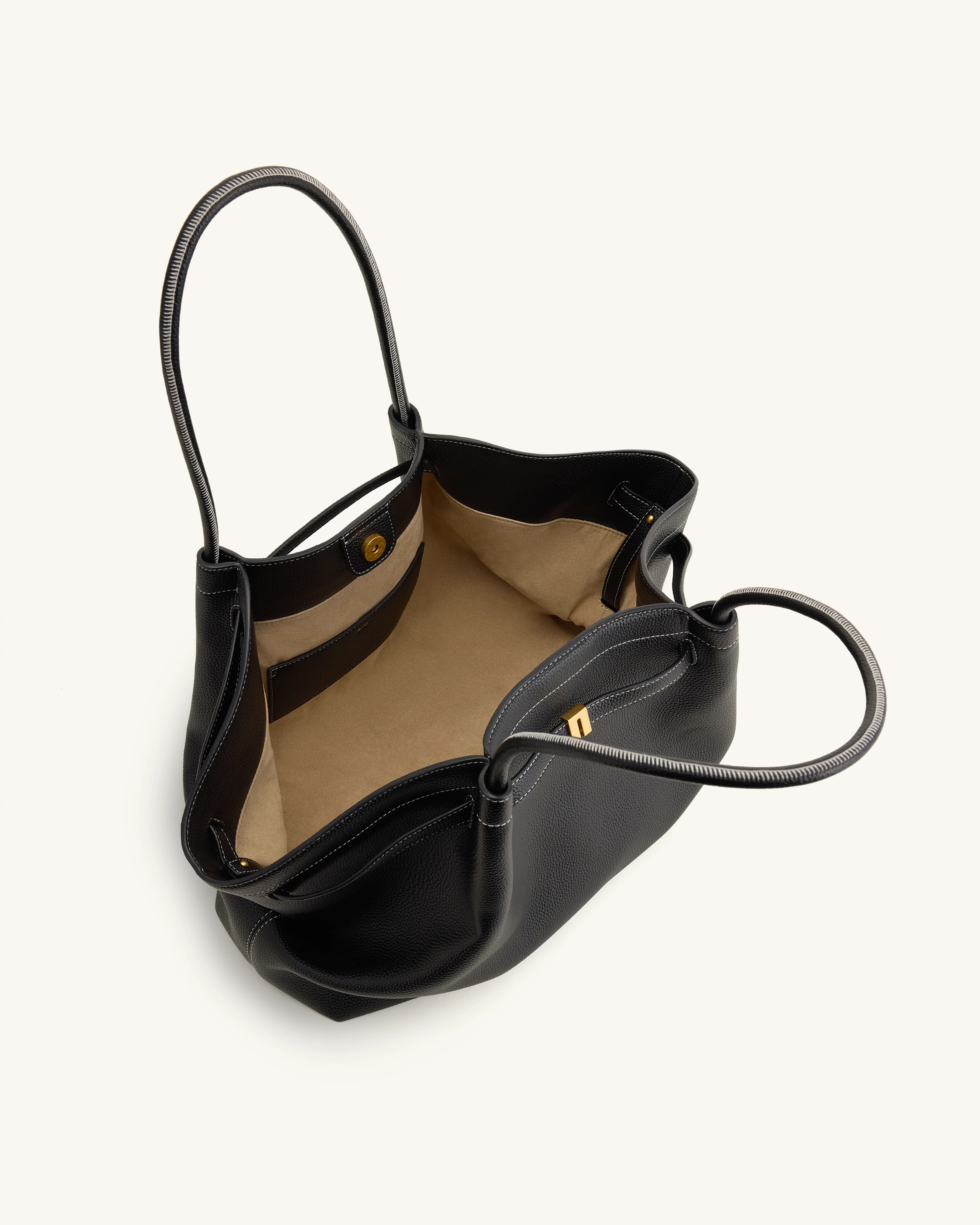 Hana Large Tote Bag - Black - Image 4