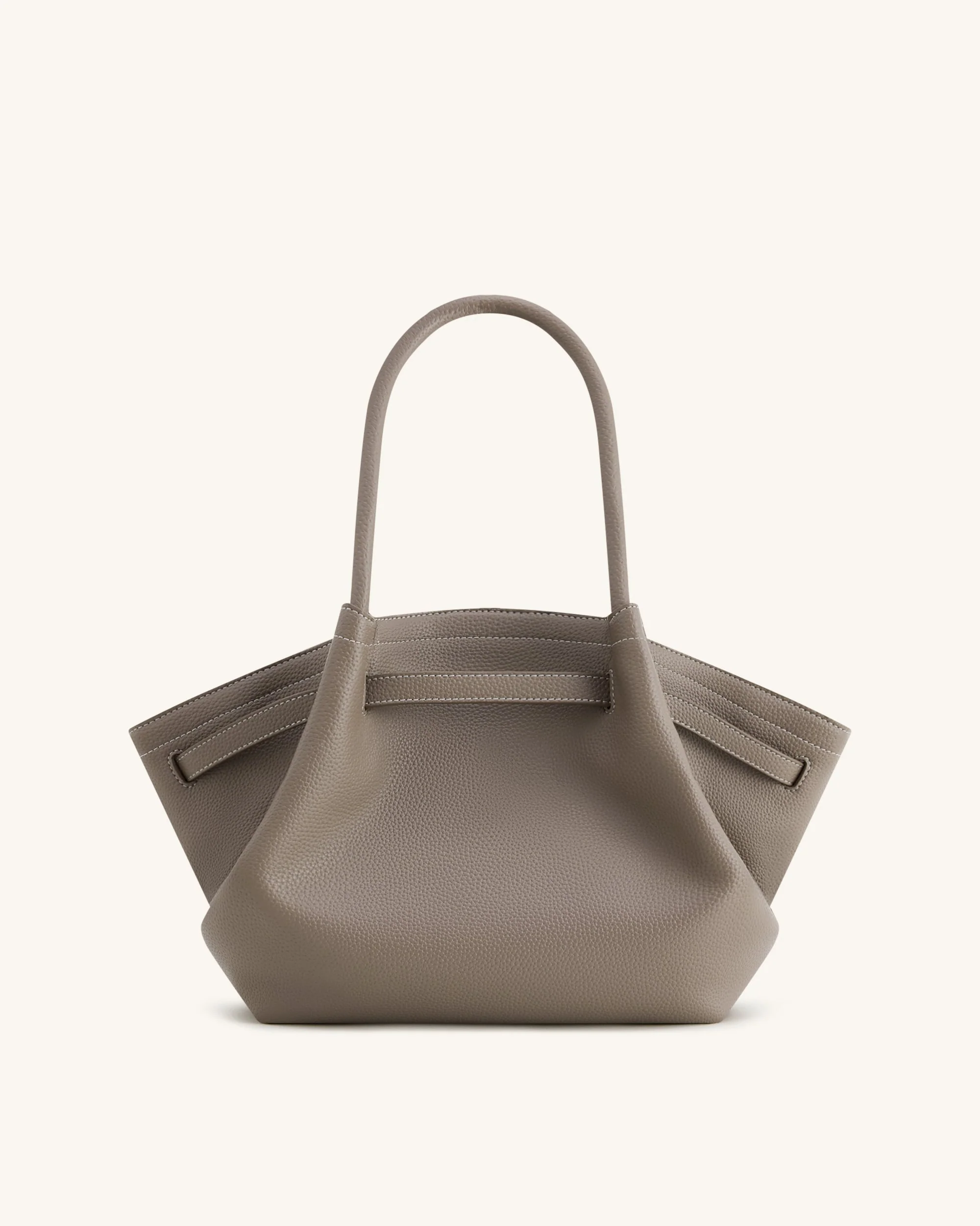 Hana Medium Tote Bag - Taupe - Image 4