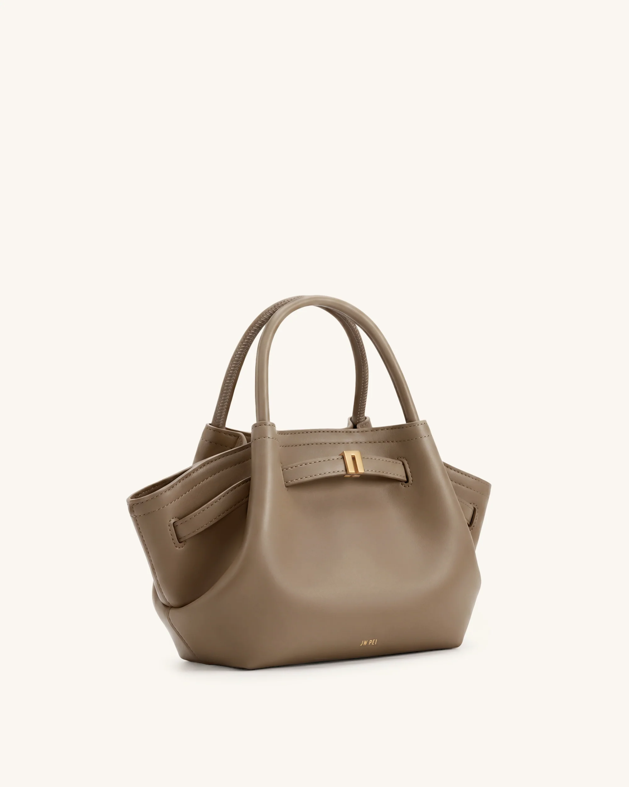 Hana Mini Tote Bag - Grayish Brown - Image 2