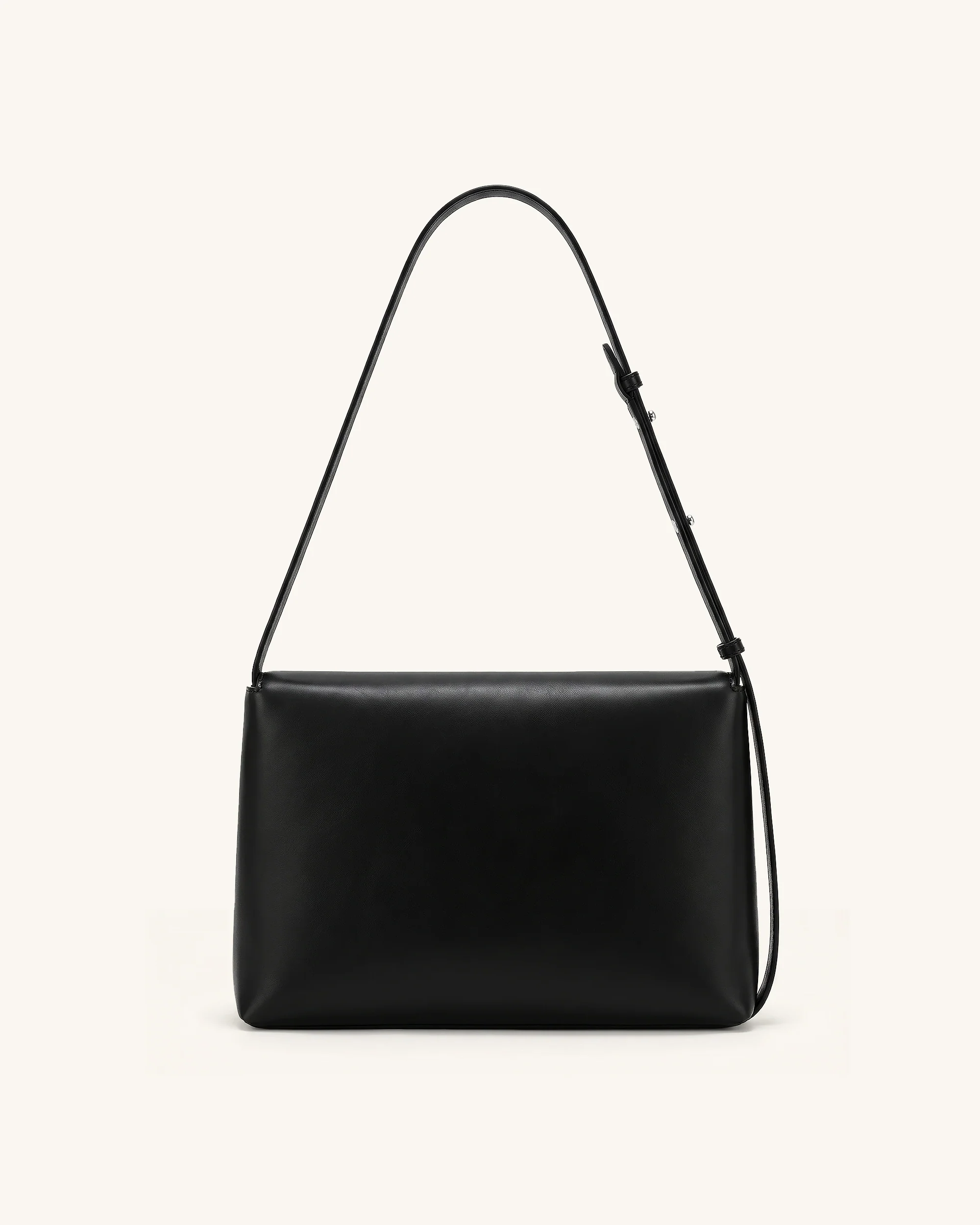 Isolde Flap Shoulder Bag - Black - Image 5