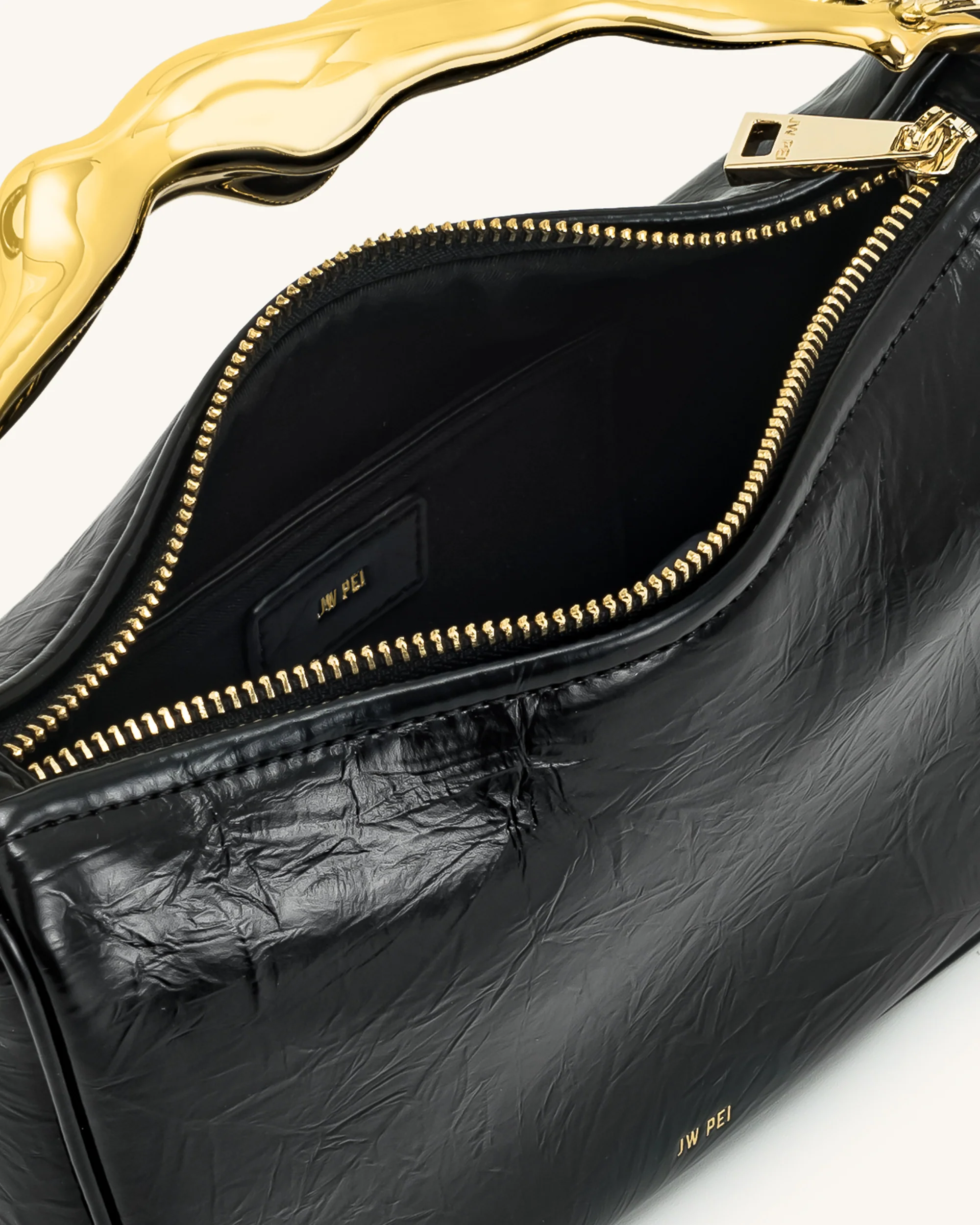 Jenny Human-shaped Handle Handbag - Black - Image 5