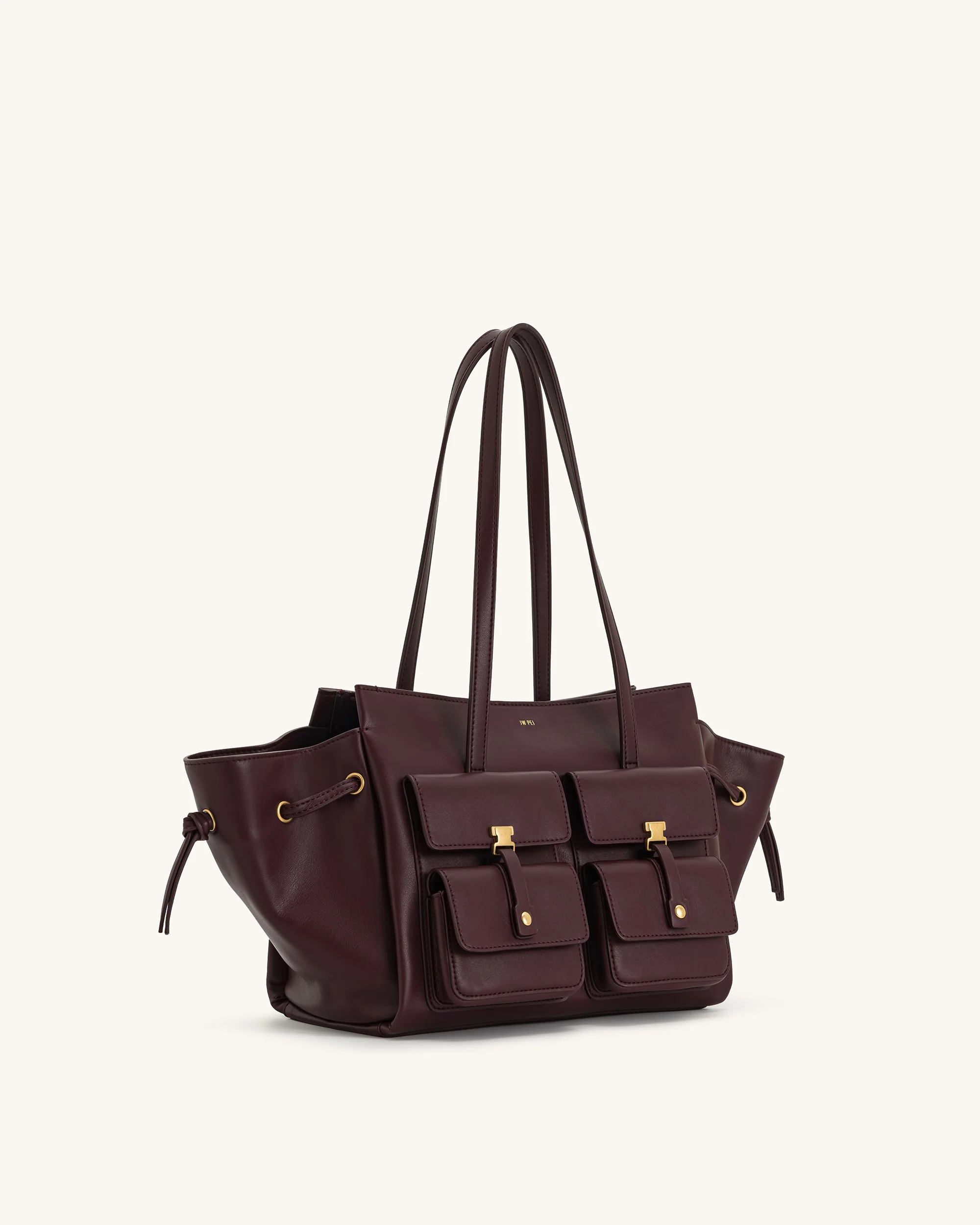 Linda Tote Bag - Deep Burgundy - Image 2