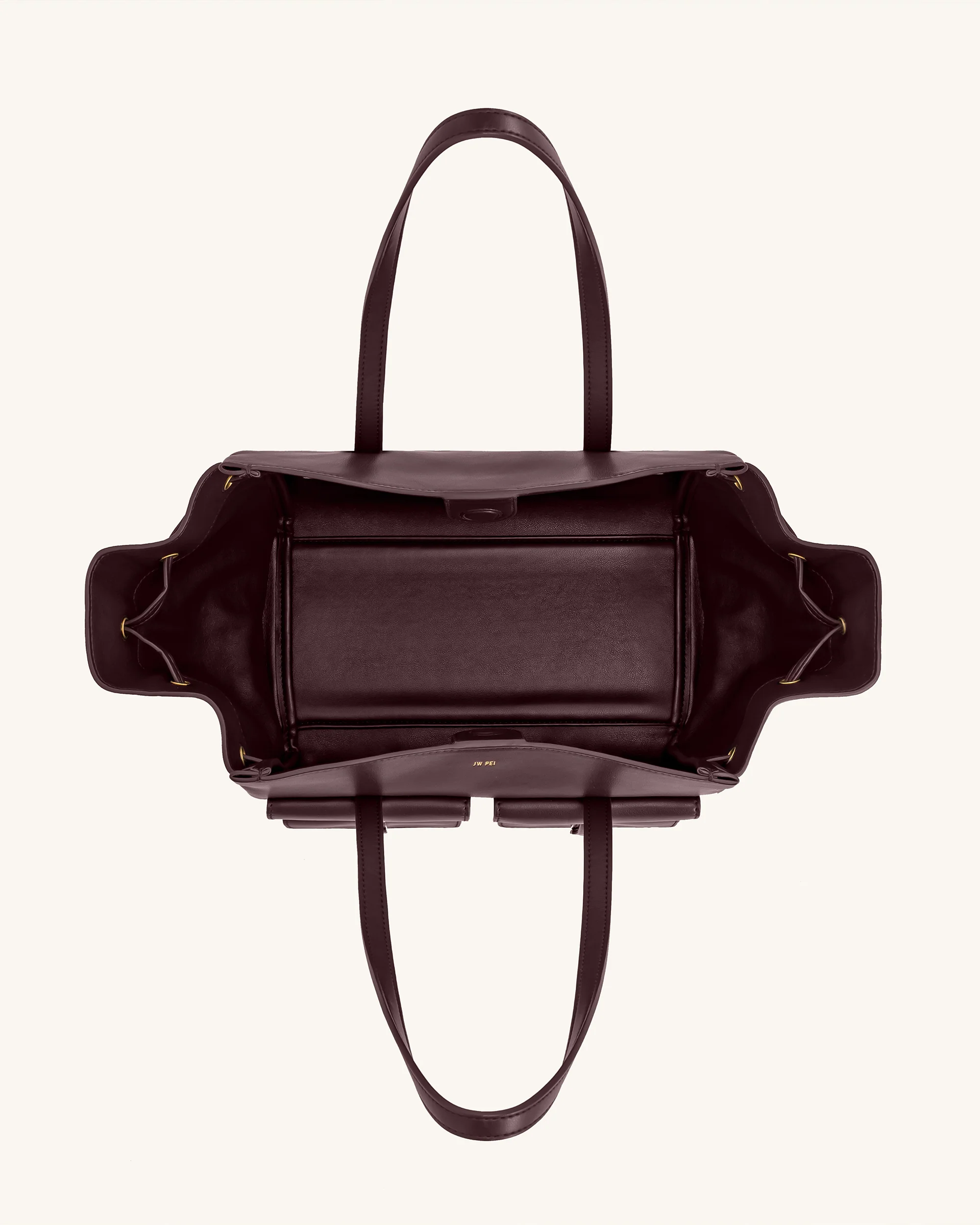 Linda Tote Bag - Deep Burgundy - Image 4