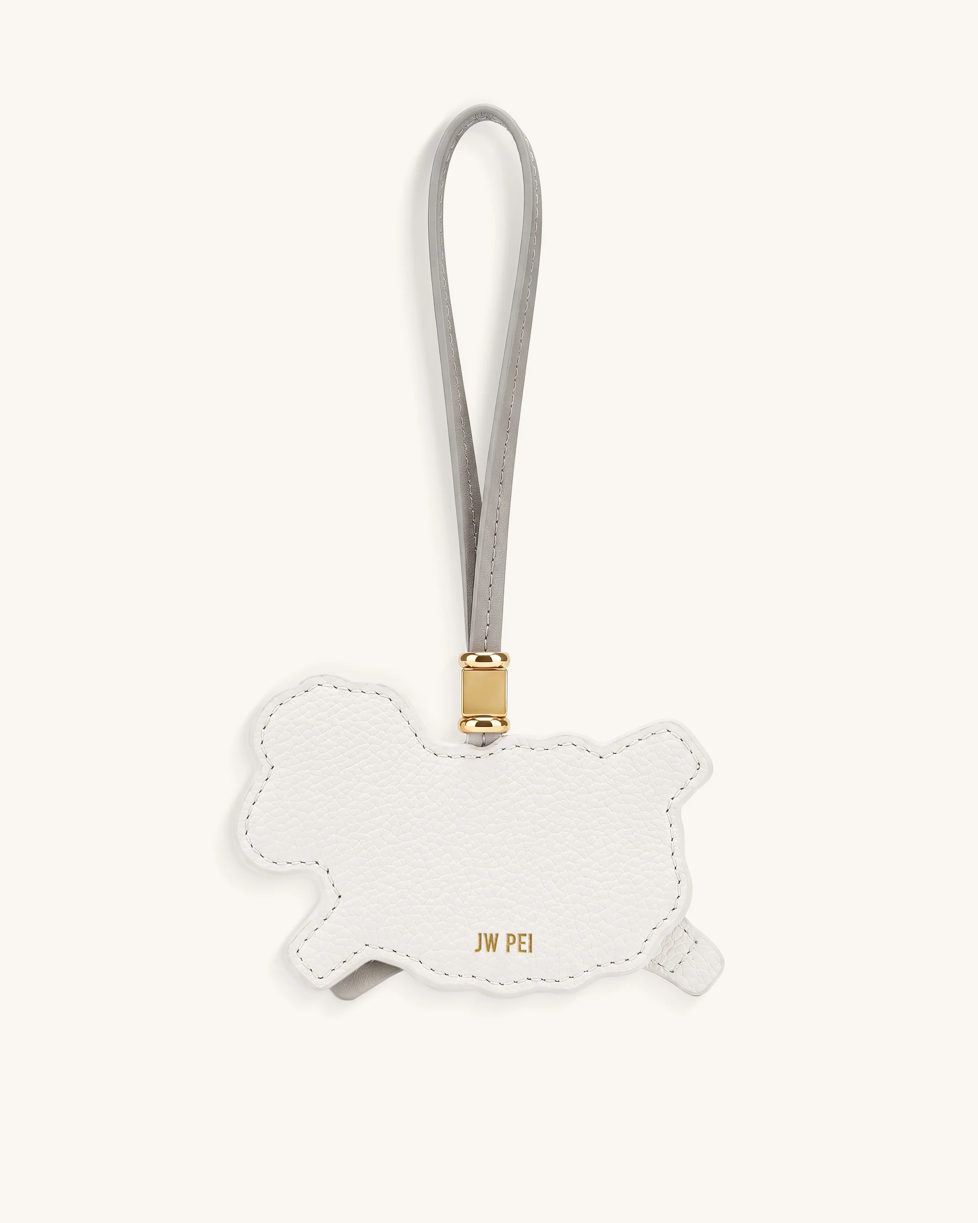 Little Sheep Bag Charm - White - Image 5