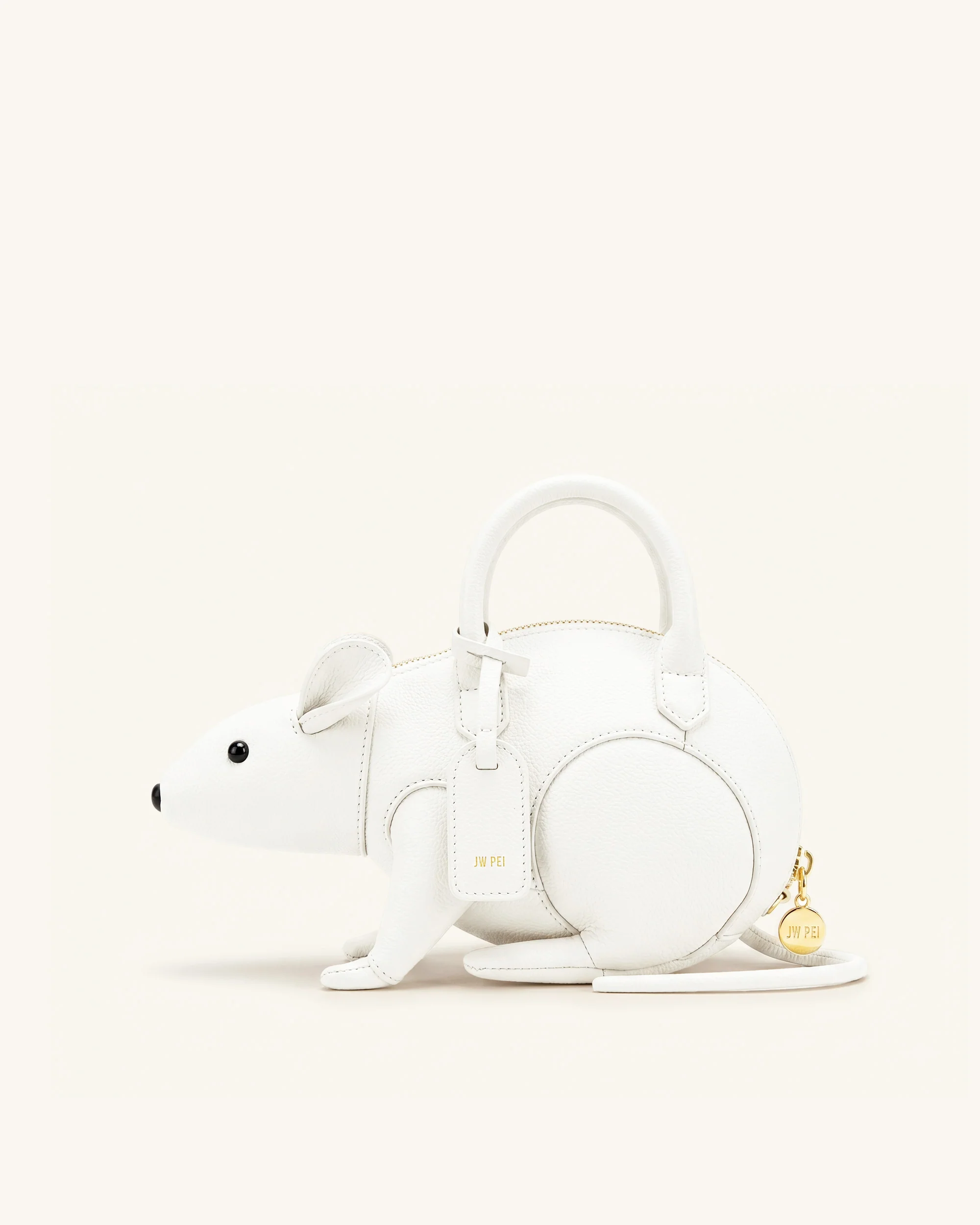Mia Mouse Top Handle Bag - White