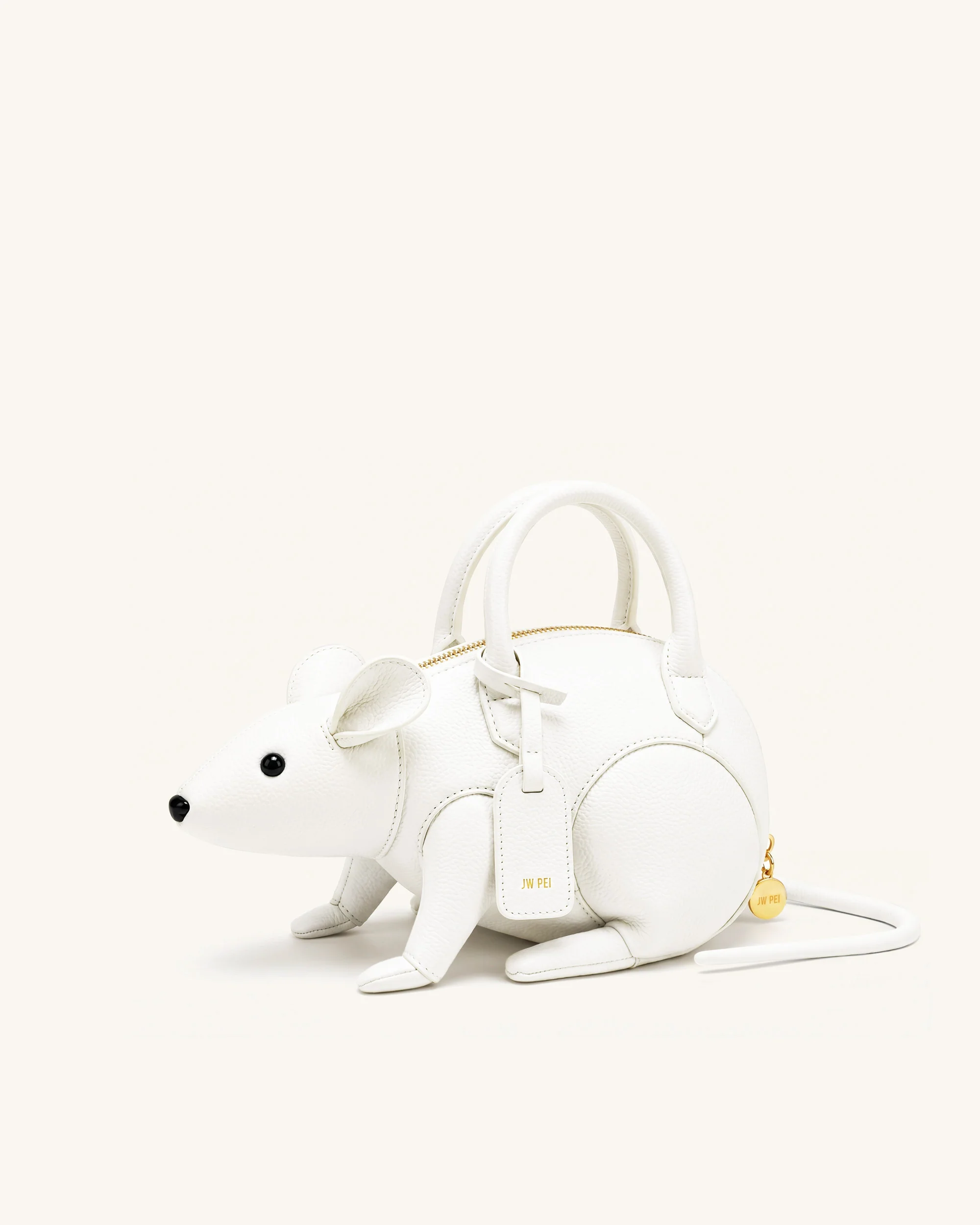 Mia Mouse Top Handle Bag - White - Image 2