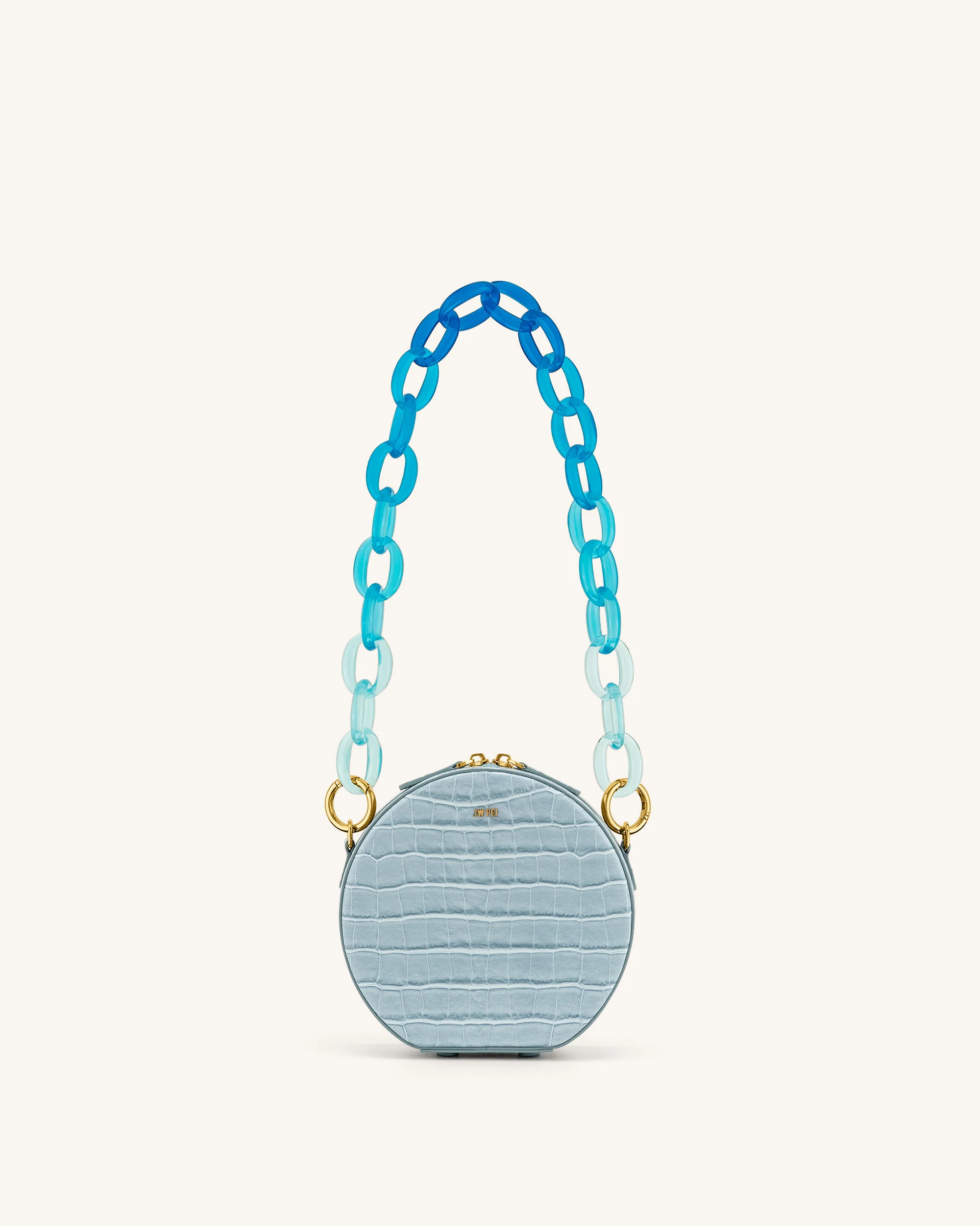 Mya Gradient Acrylic Chain Strap - Blue - Image 2