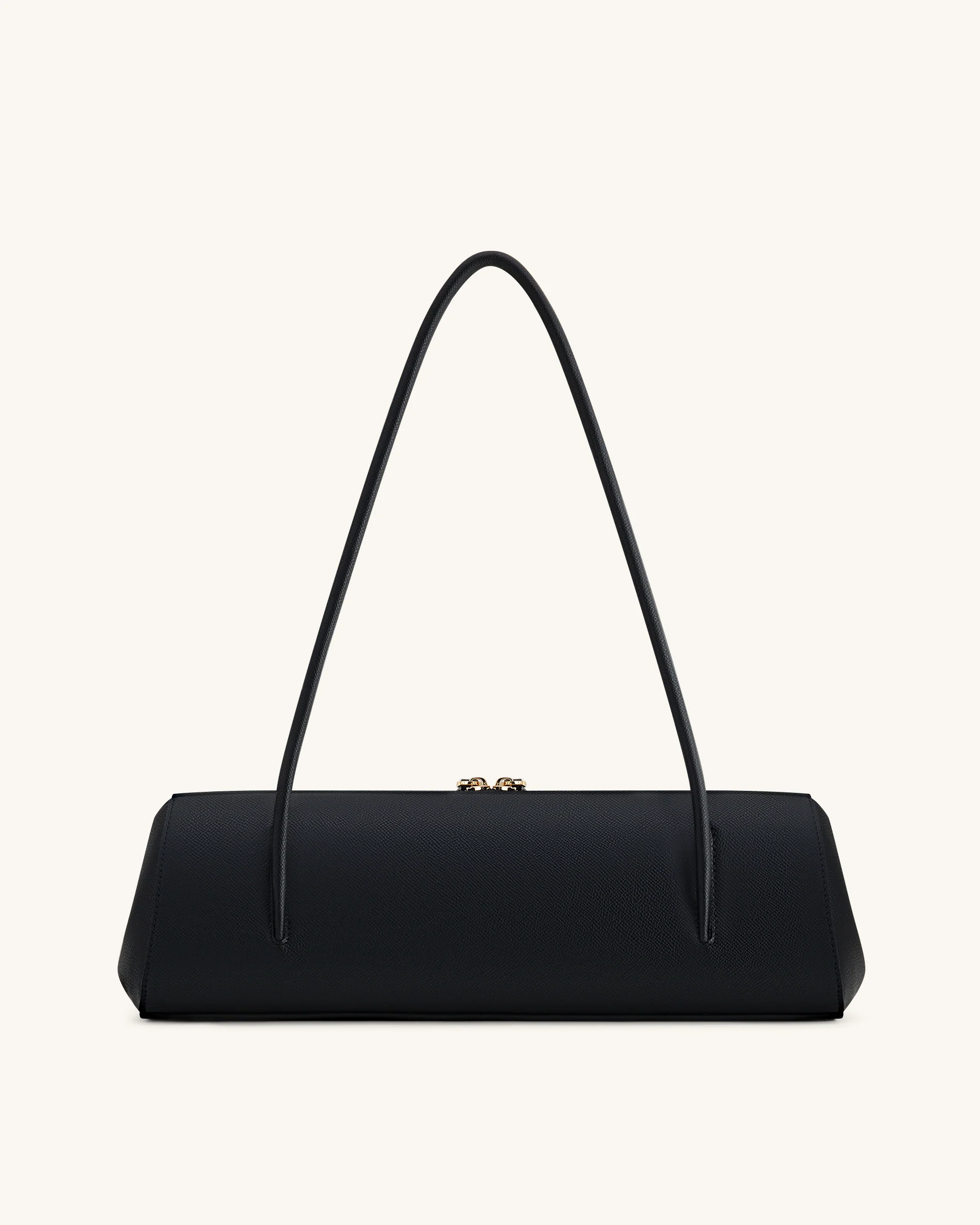 Nova Minimalist Shoulder Bag - Jet Black - Image 3