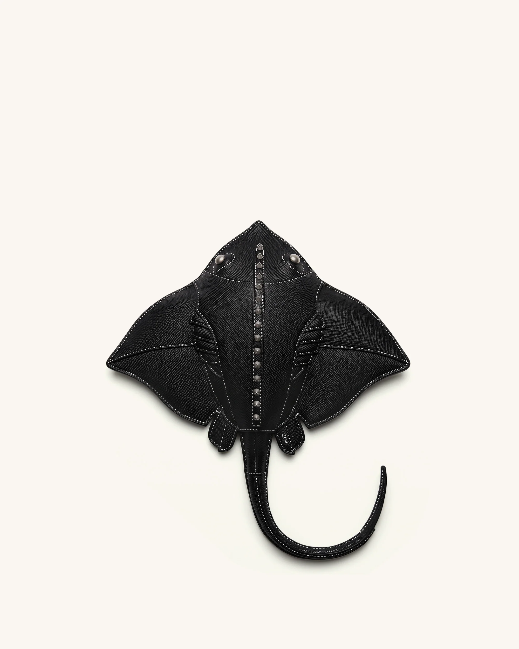 Odelle Manta Ray Crossbody Bag - Black - Image 3