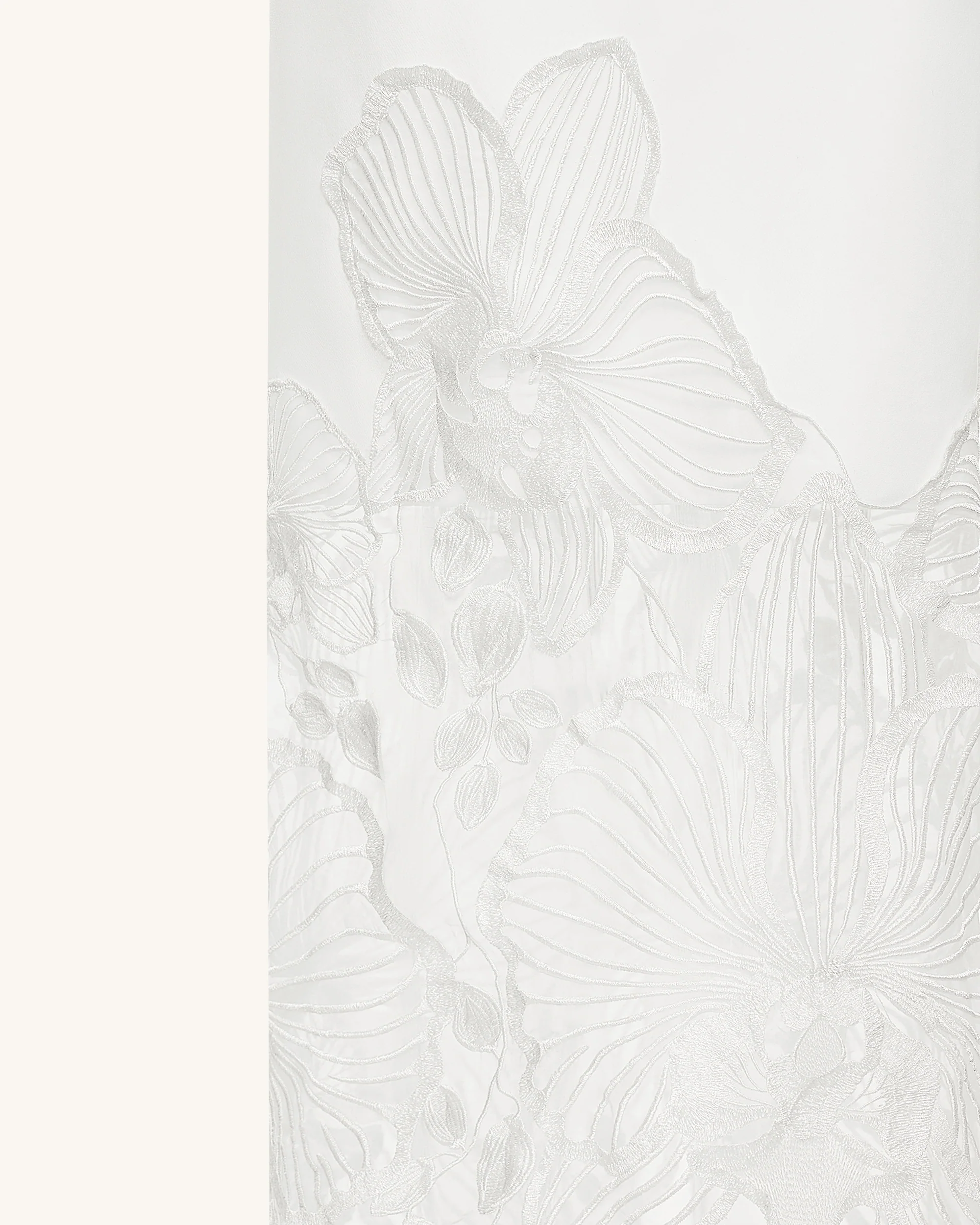 Orchid Embroidered Corset Dress - White - Image 5