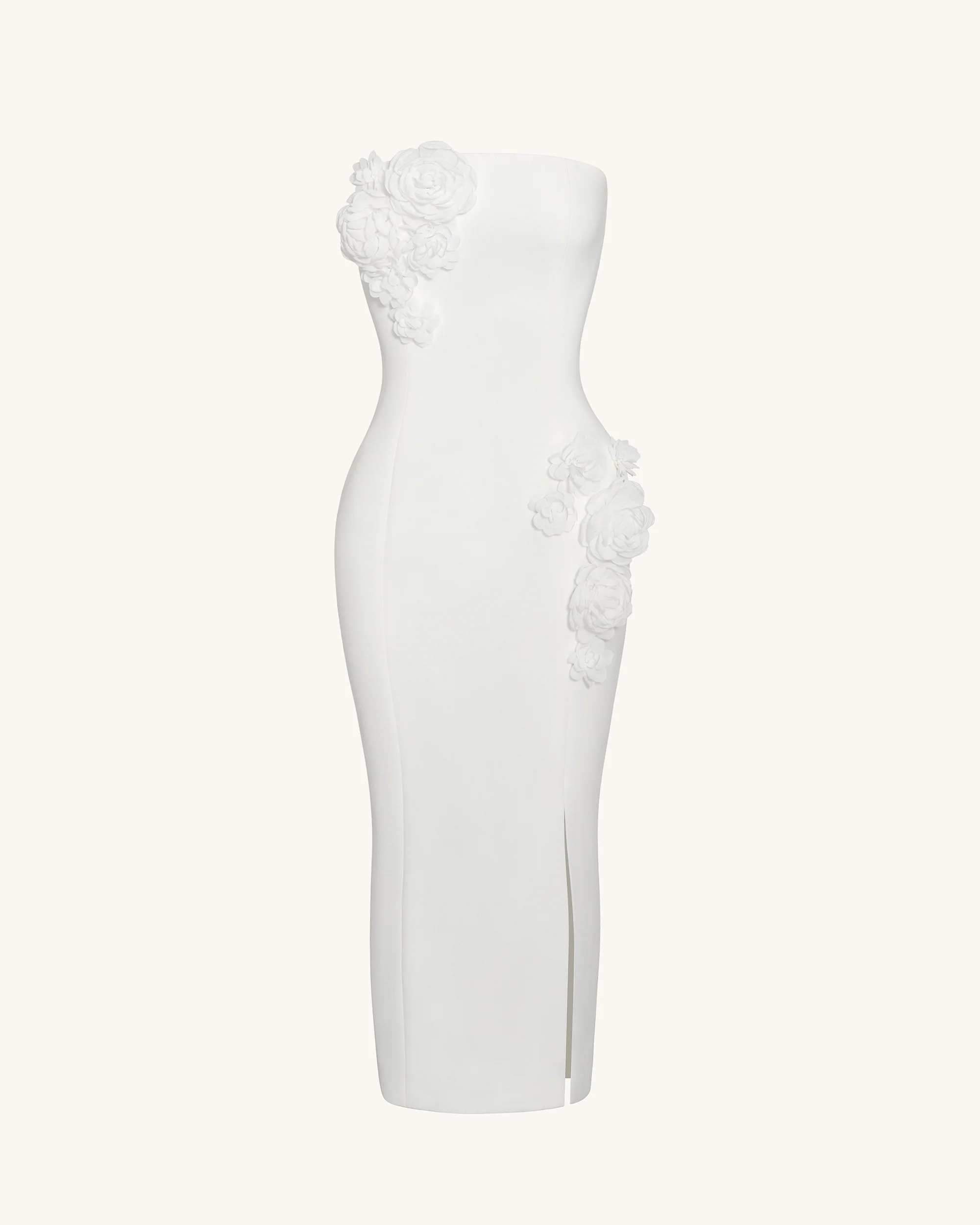 Petal Perfection Cocktail Dress - White - Image 4
