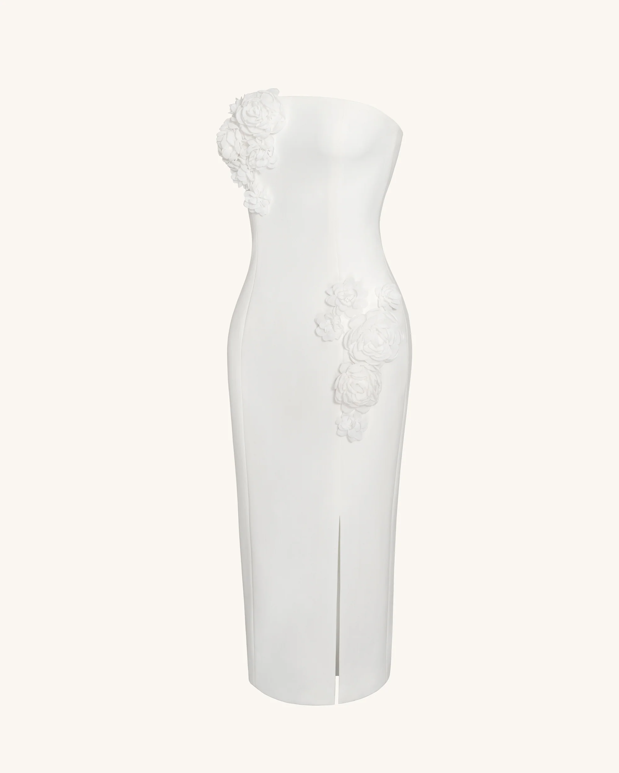 Petal Perfection Cocktail Dress - White - Image 5