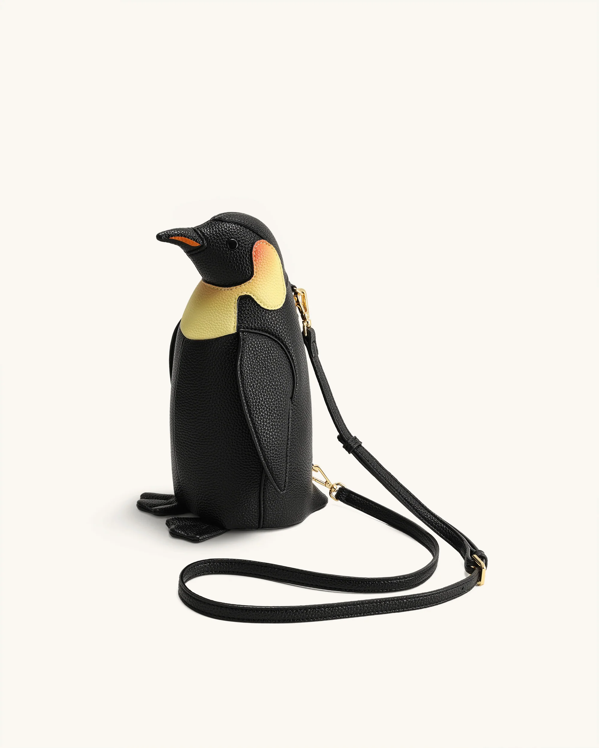 Pia Penguin Crossbody Bag - Black - Image 3