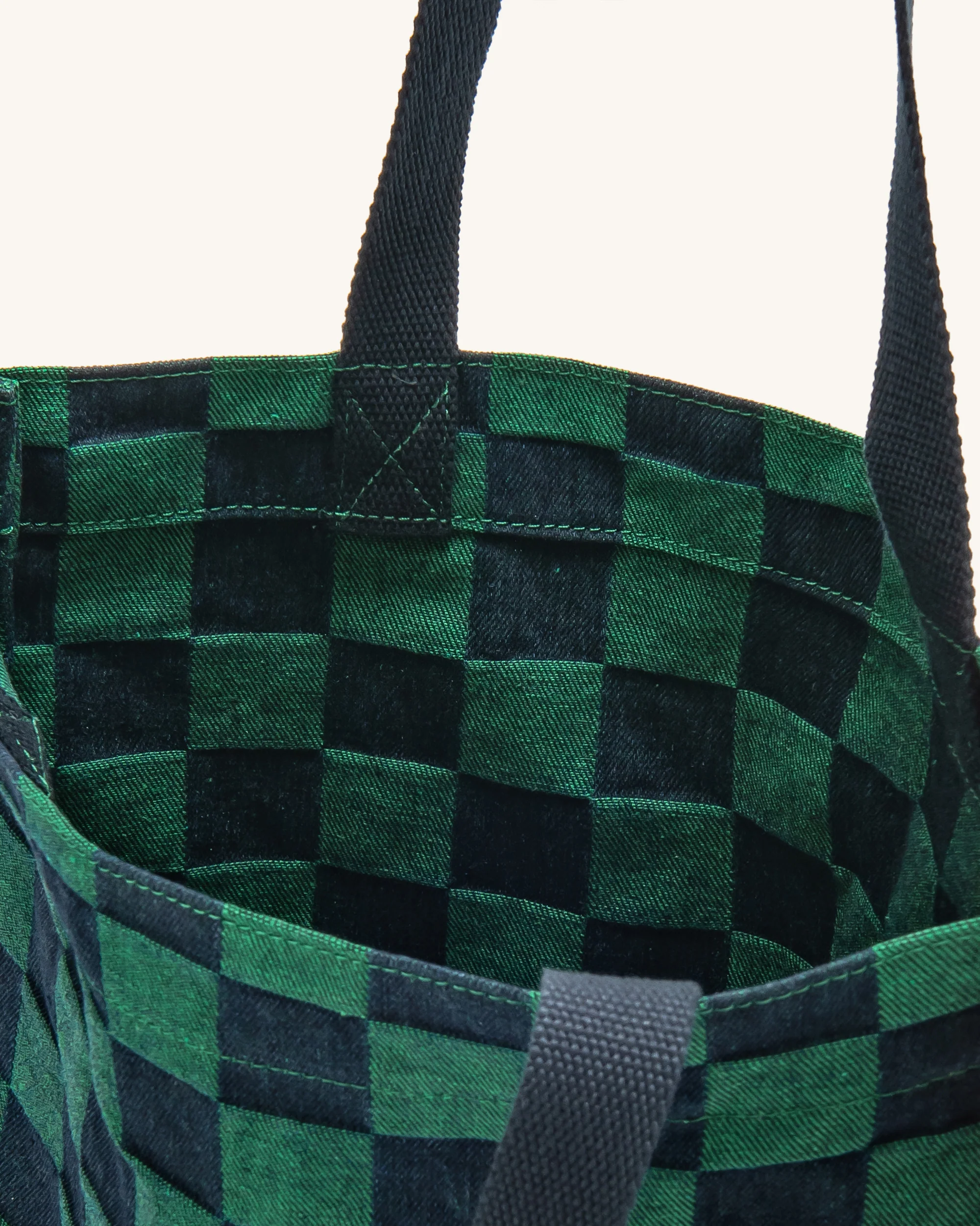 Rayna Cloth Tote Bag - Jungle Green - Image 3