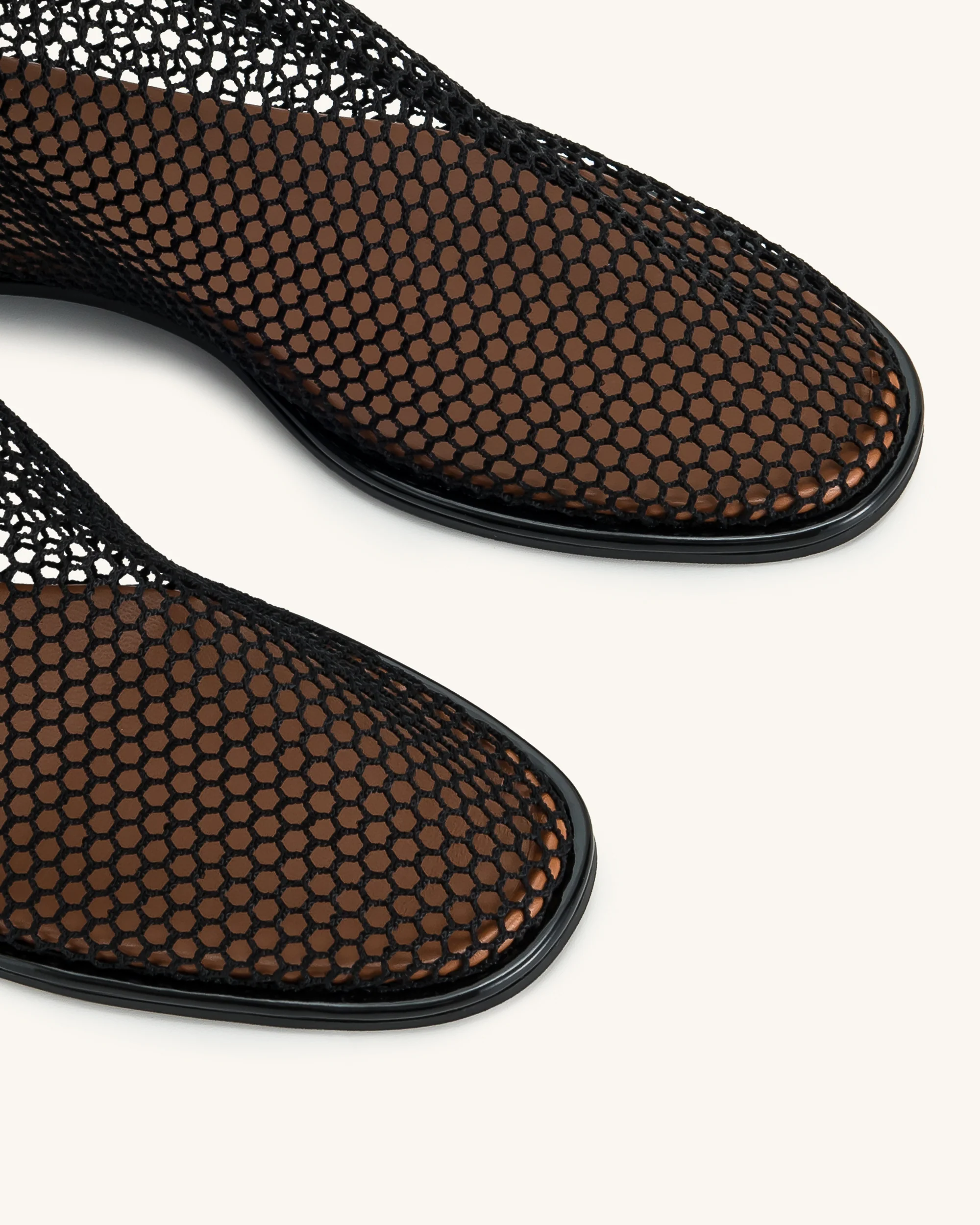Sophia Mesh Boots - Black - Image 4