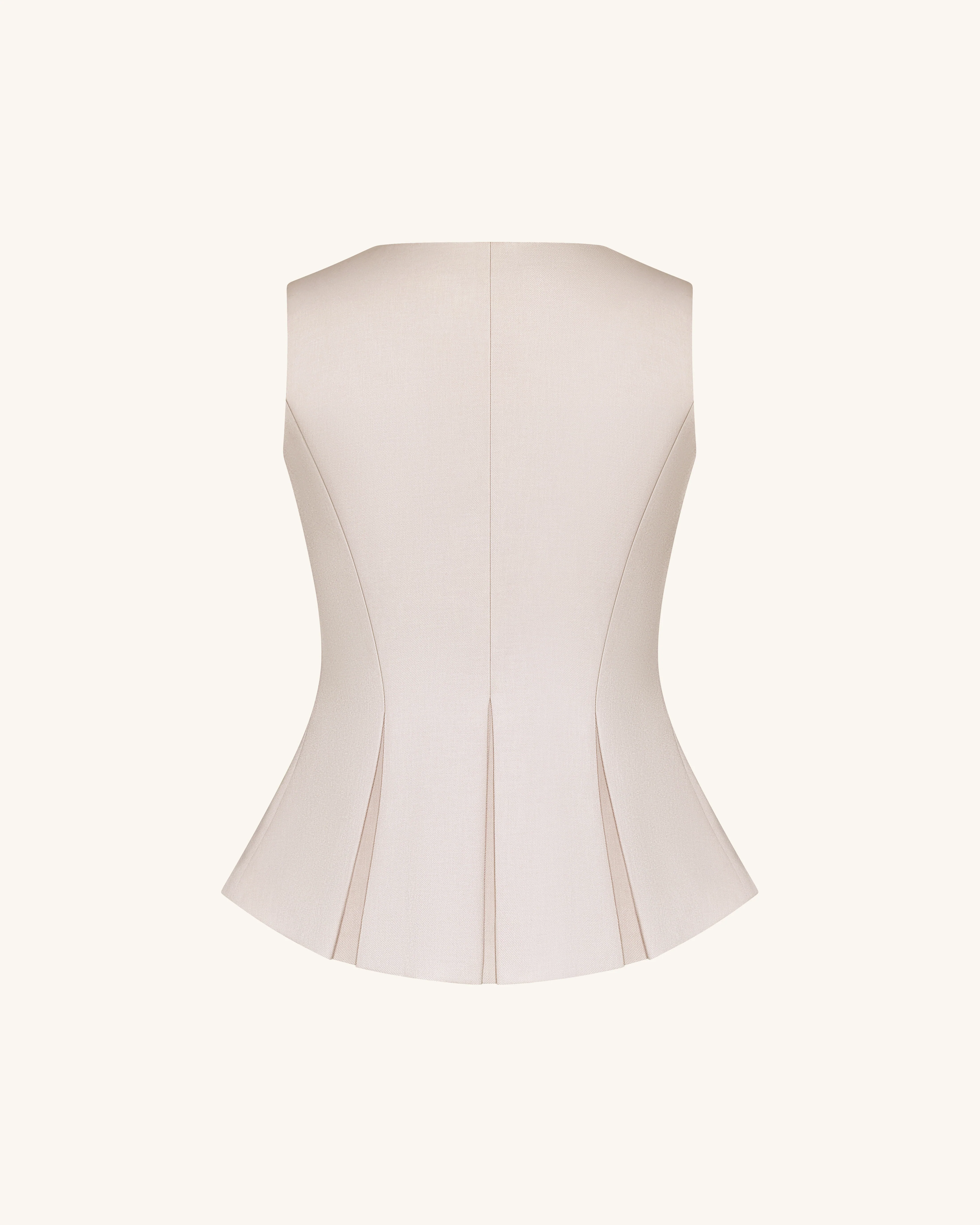 Structured Seam Round - Beige - Image 7