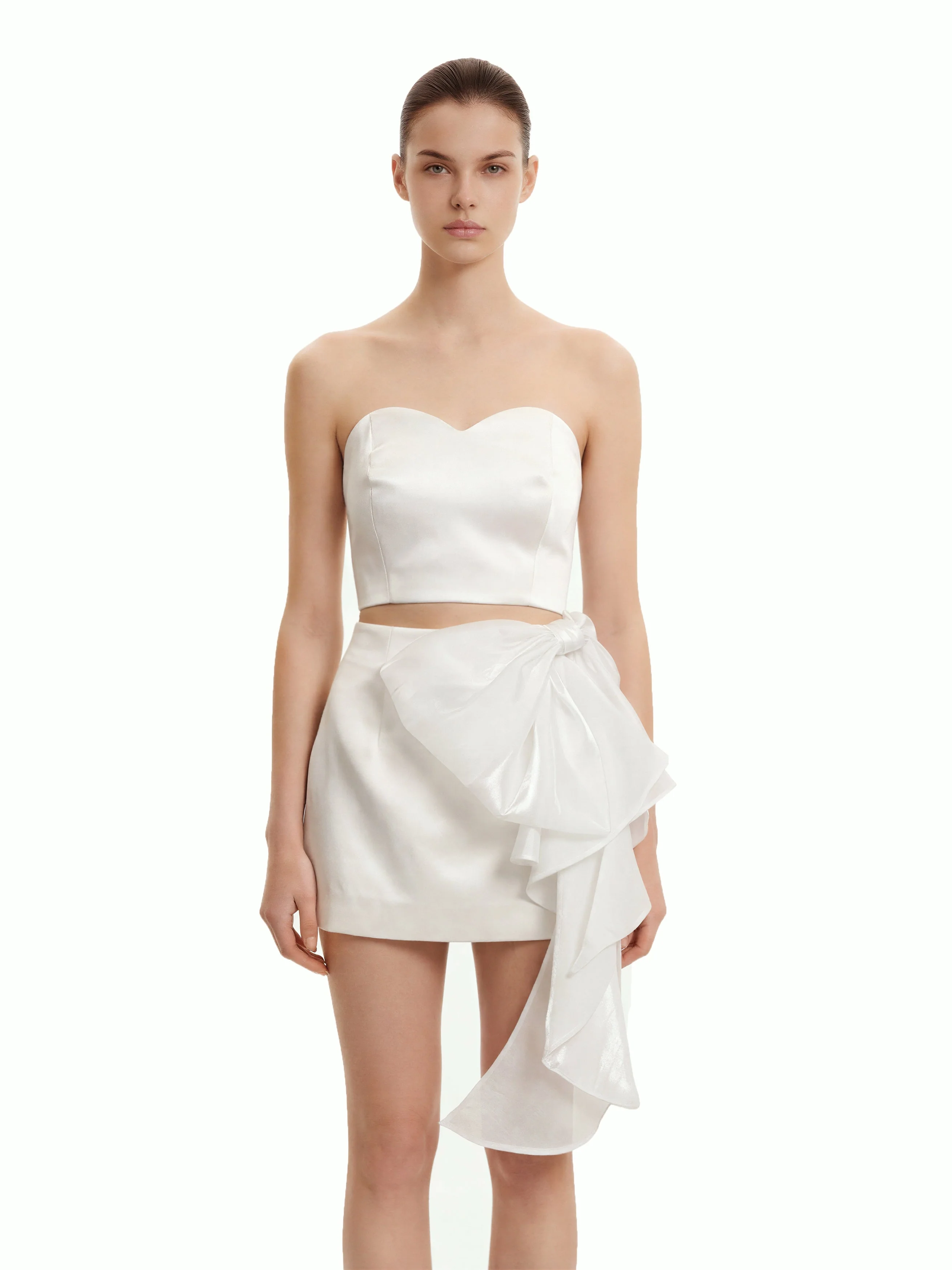 Sweetheart Bustier - White