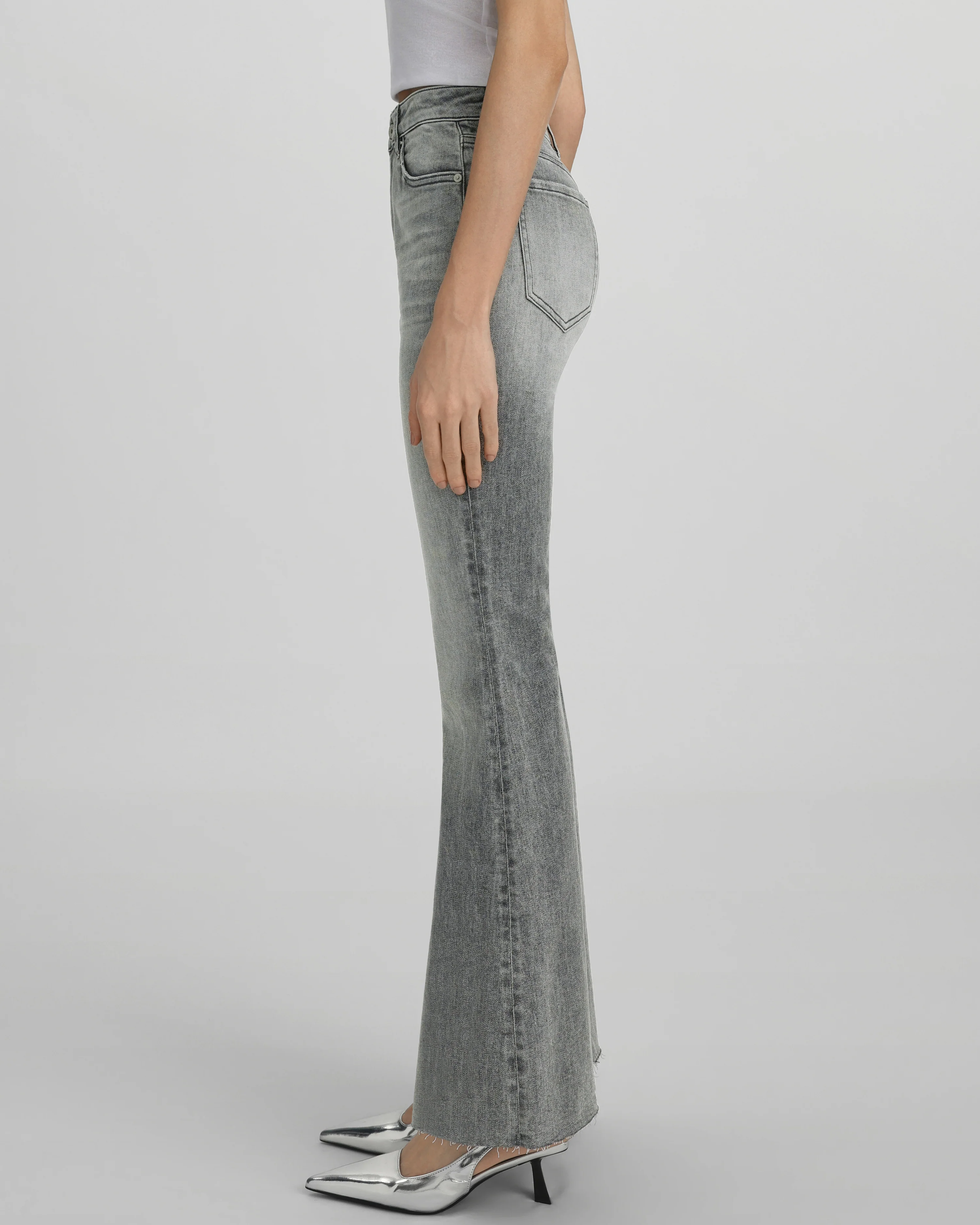 The Boogie Child Fray Jeans - Smoke and Mirrors - Image 3