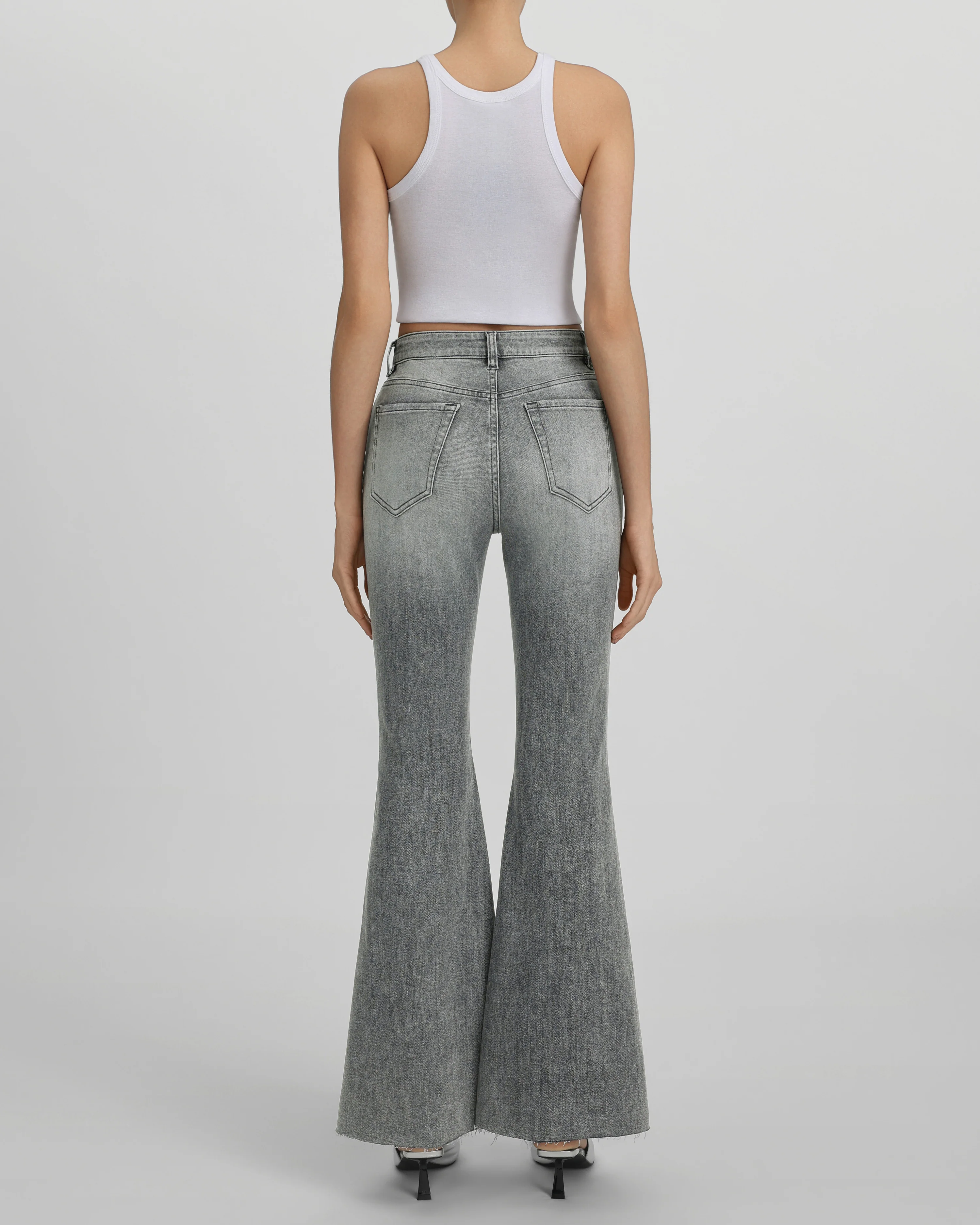 The Boogie Child Fray Jeans - Smoke and Mirrors - Image 4