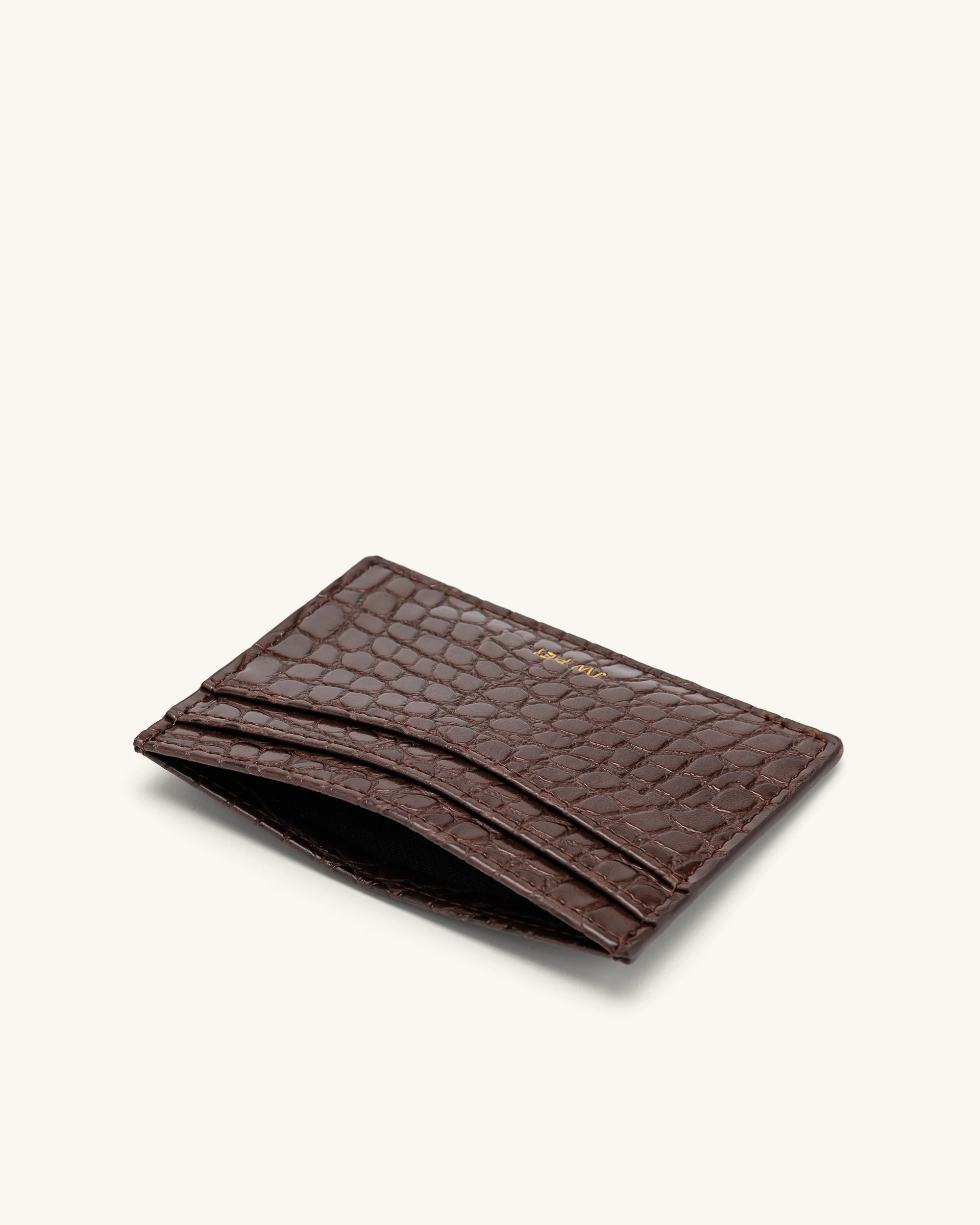 The Card Holder - Brown Croc - Image 2