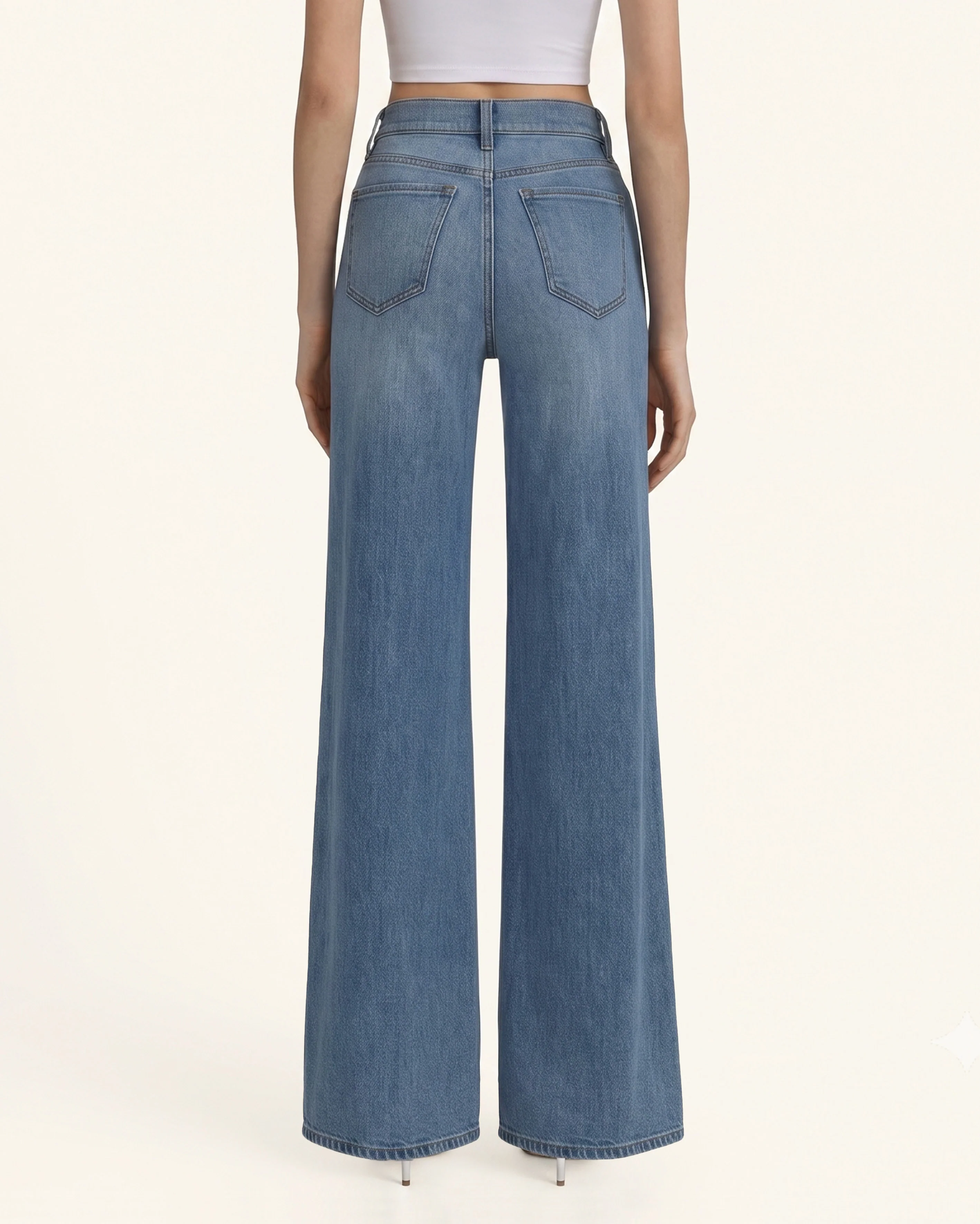 The Daydreamer Pastel Bow-Knot  Jeans - Dancing in The Moonlight - Image 2