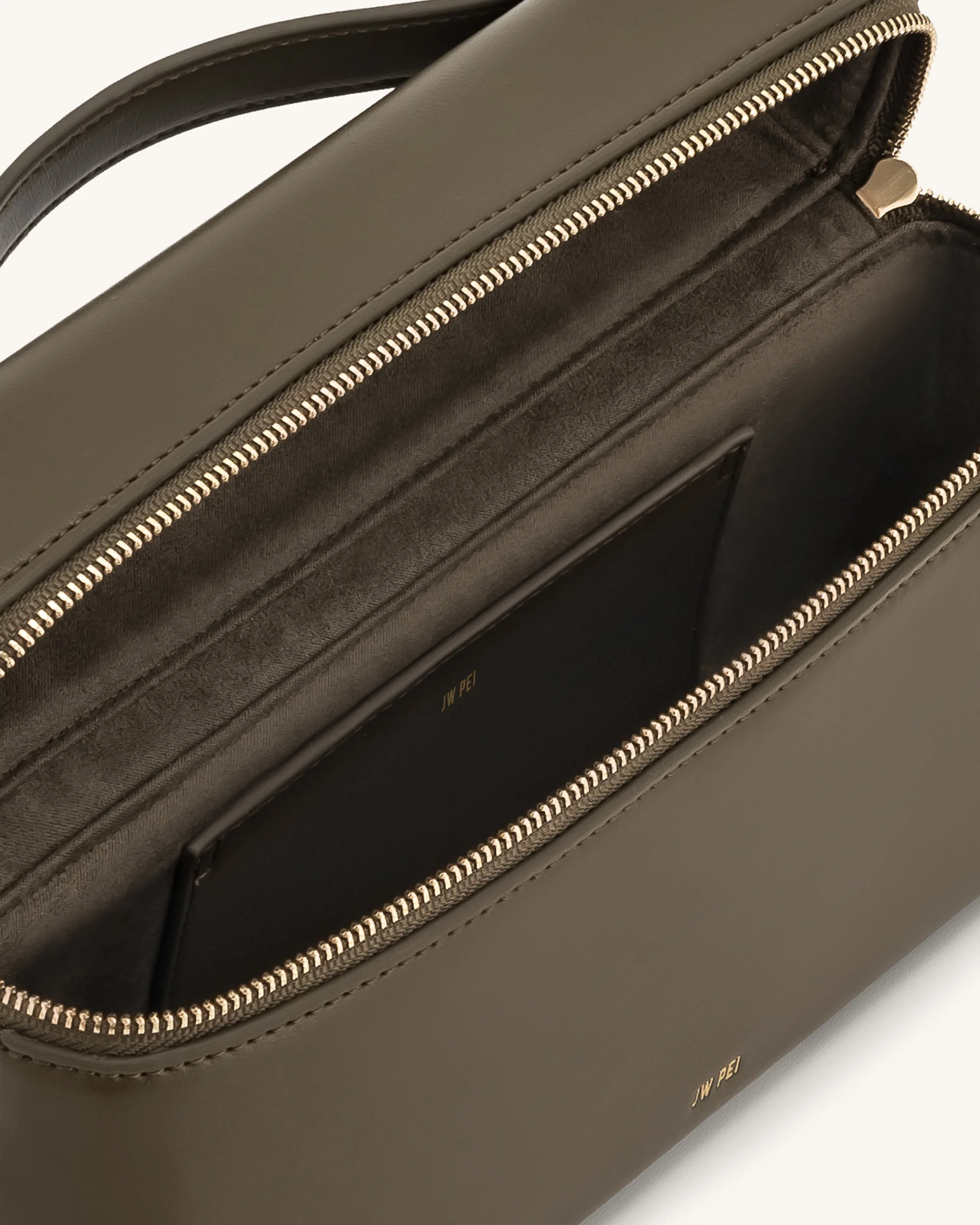 Thea Top Handle Bag - Dark Olive - Image 5
