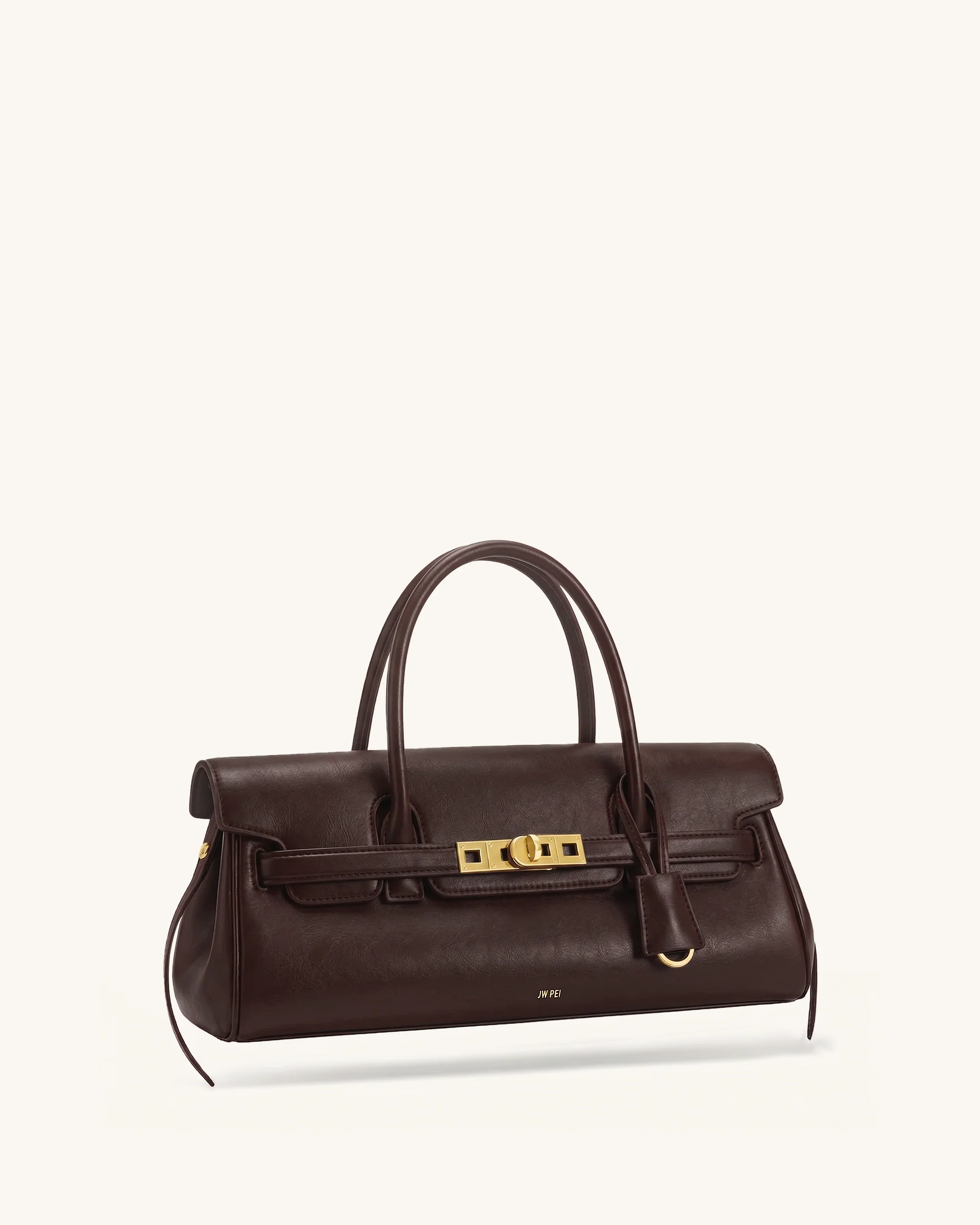 Yara Small Top Handle Shoulder Bag - Deep Coffee - Image 2