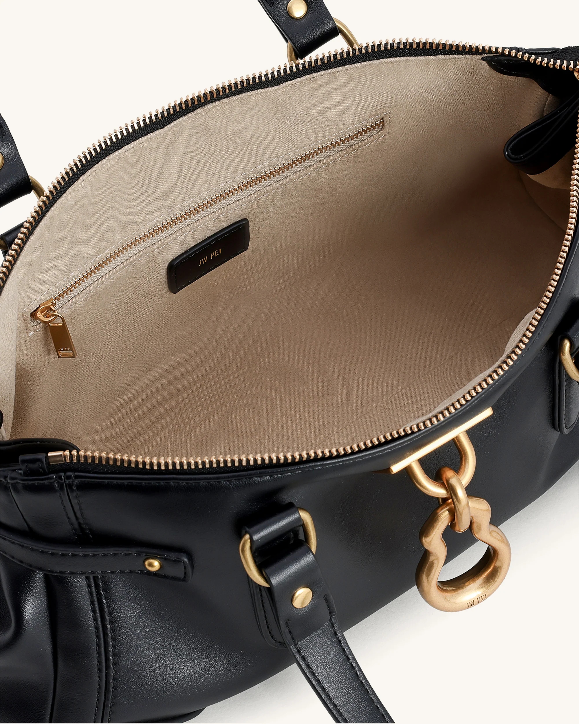Yvette Elongated Tote Bag - Black - Image 5